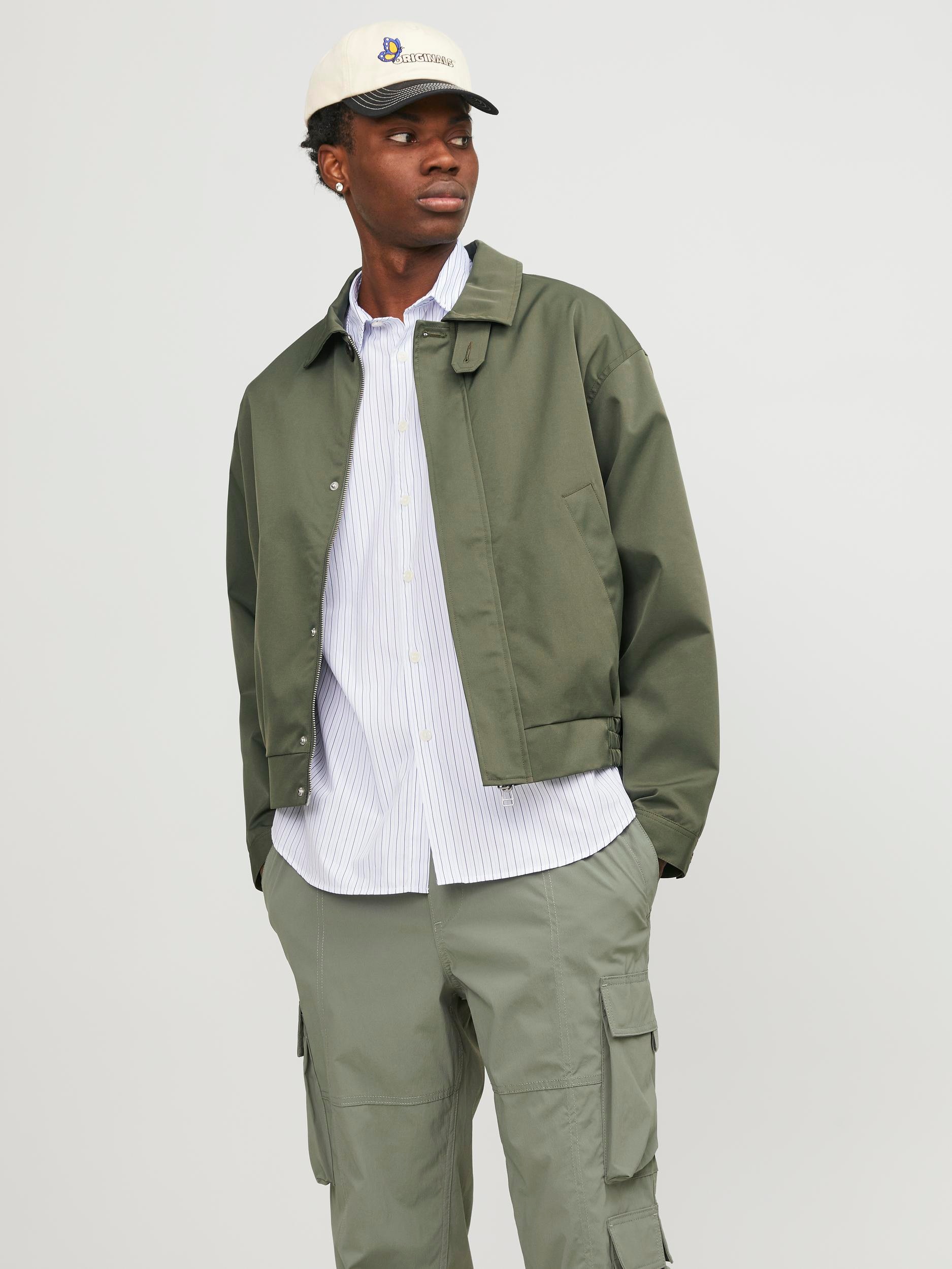 Jack & Jones Outdoorjacke »JORSANTORINI HARRINGTON JACKET SN«