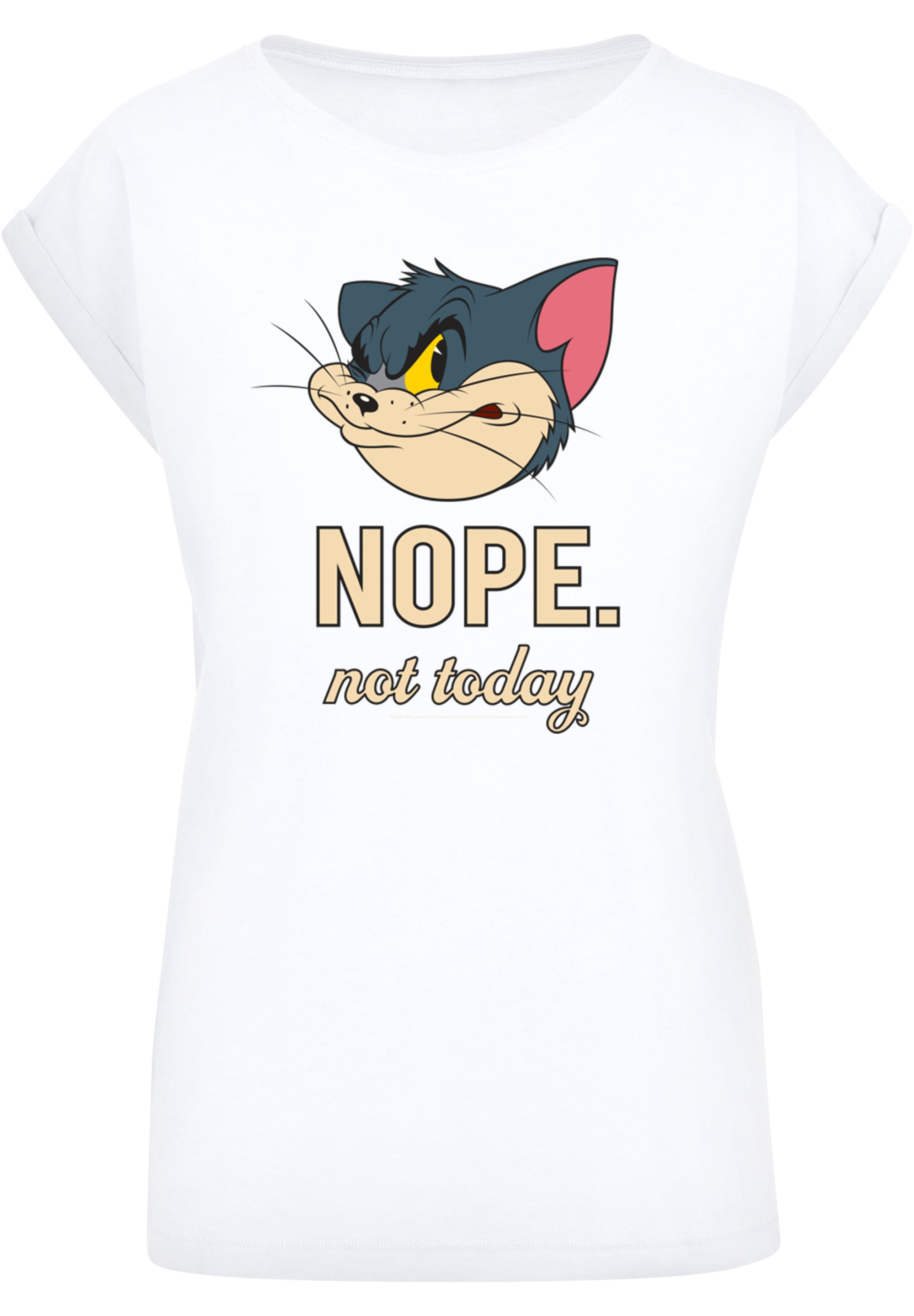 F4NT4STIC T-Shirt »Tom and Jerry TV Serie Nope Not Today«, Damen,Premium Merch,Regular-Fit,Kurze Ärmel,Bedruckt