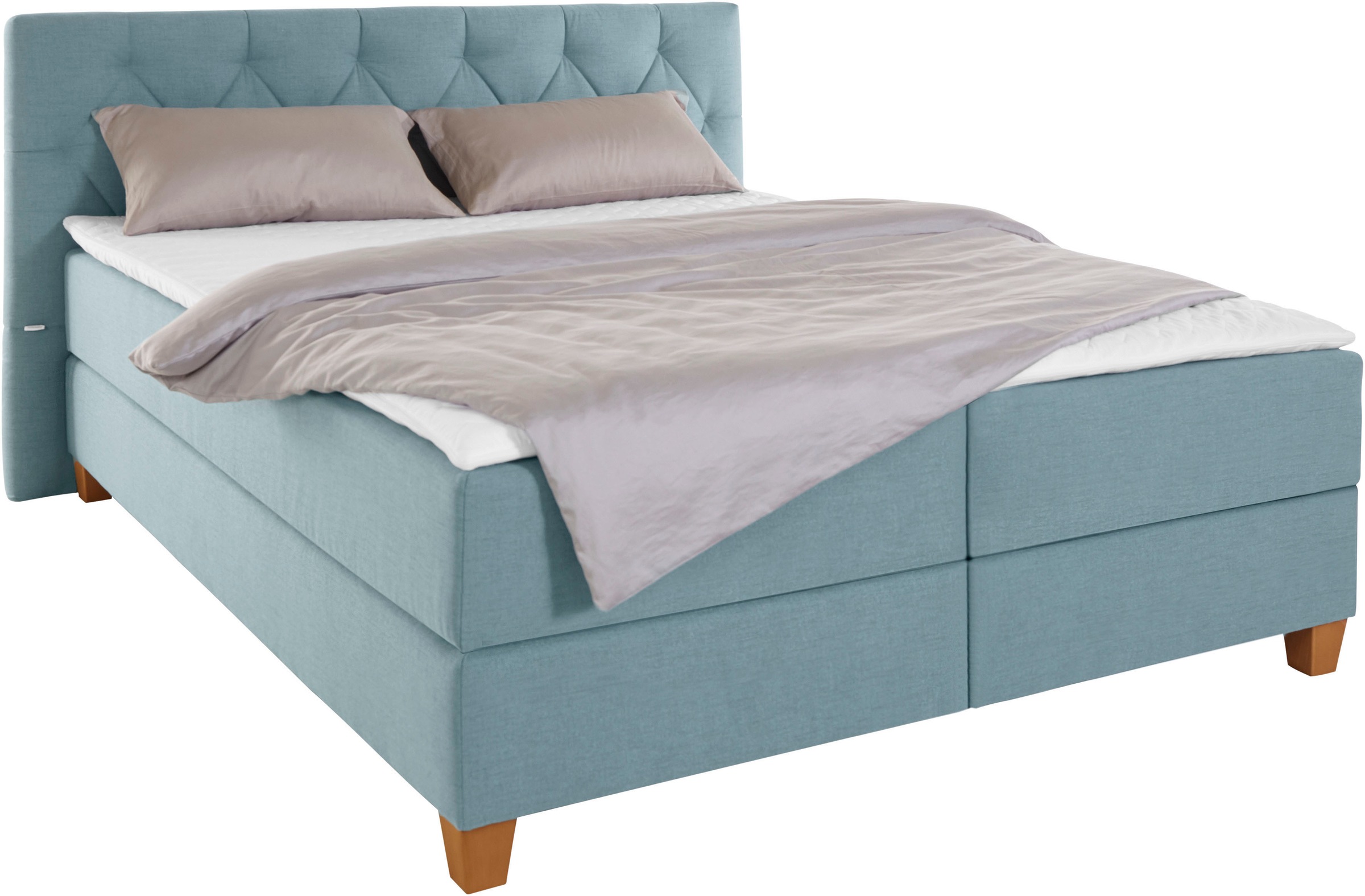 Guido Maria Kretschmer Home&Living Boxspringbett »Harmones«, in 3 Breiten, Härtegrad auch im Mix mit je 1 Matratze in H2 und H3