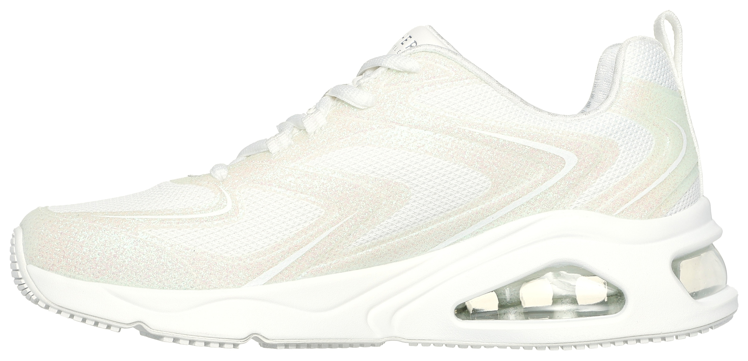 Skechers Keilsneaker »TRES-AIR UNO-GLIT-AIRY«, mit cooler Absatzgestaltung, Freizeitschuh, Halbschuh, Schnürschuh