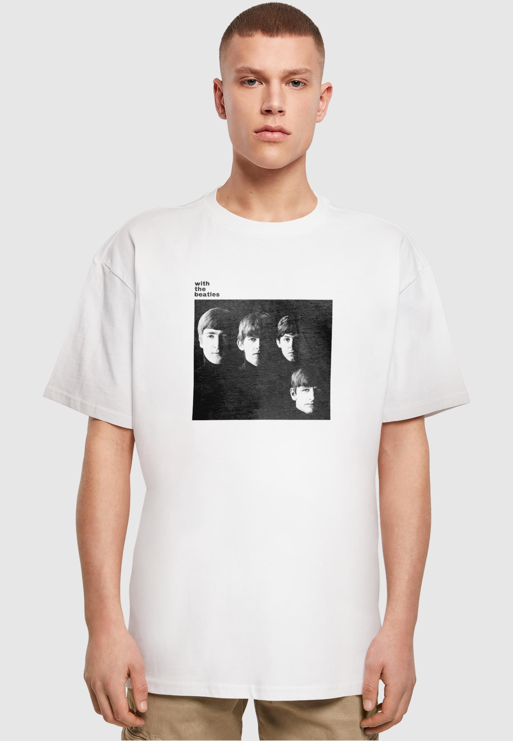 Merchcode T-Shirt »Merchcode Herren Beatles - With the Beatles Heavy Oversize Tee«, (1 tlg.)