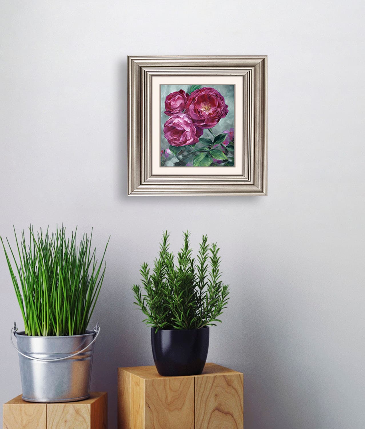 queence Acrylglasbild »Blumen«