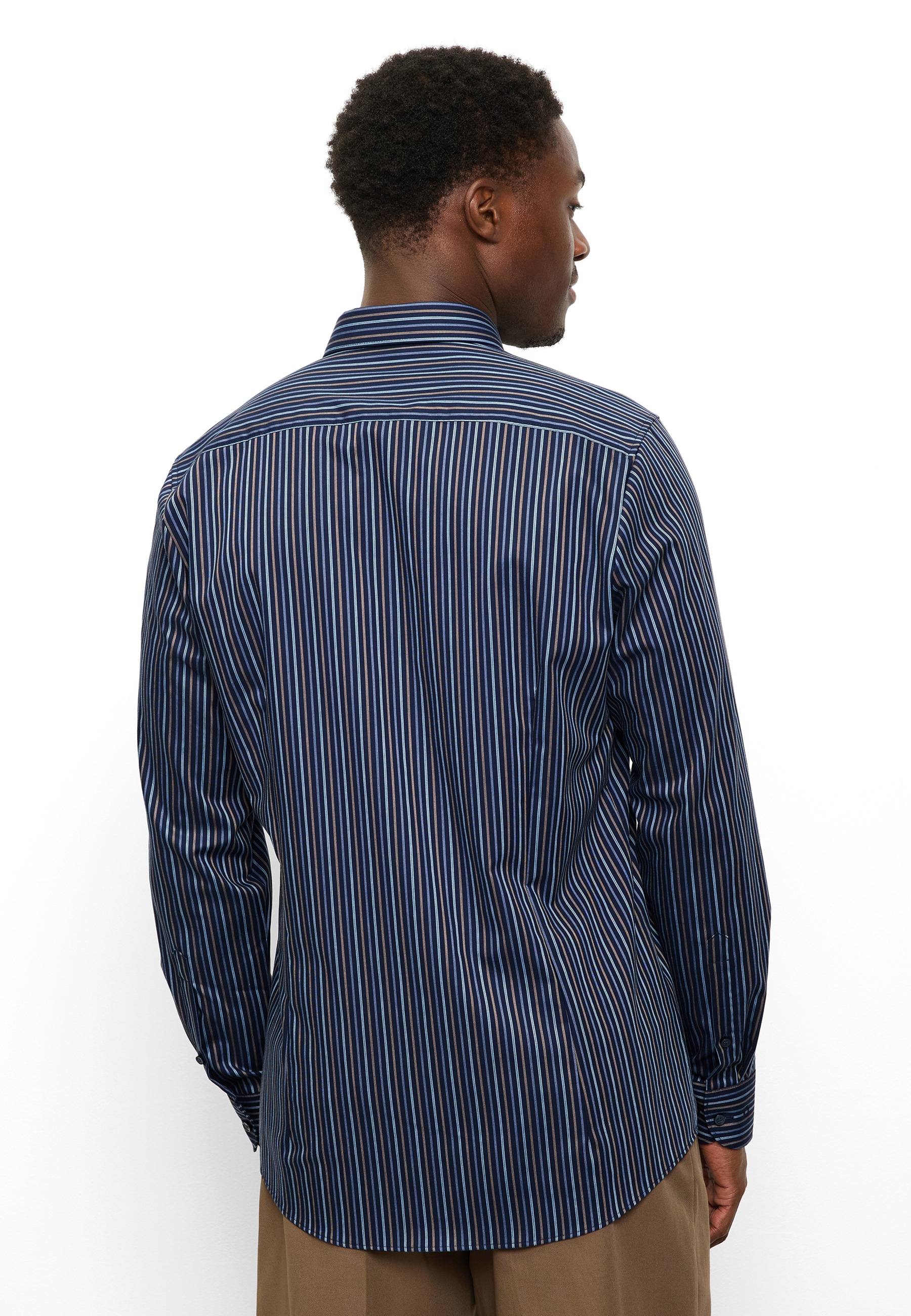 OLYMP Langarmhemd "Level Five" Businesshemd, body fit, Haifischkragen, gest günstig online kaufen