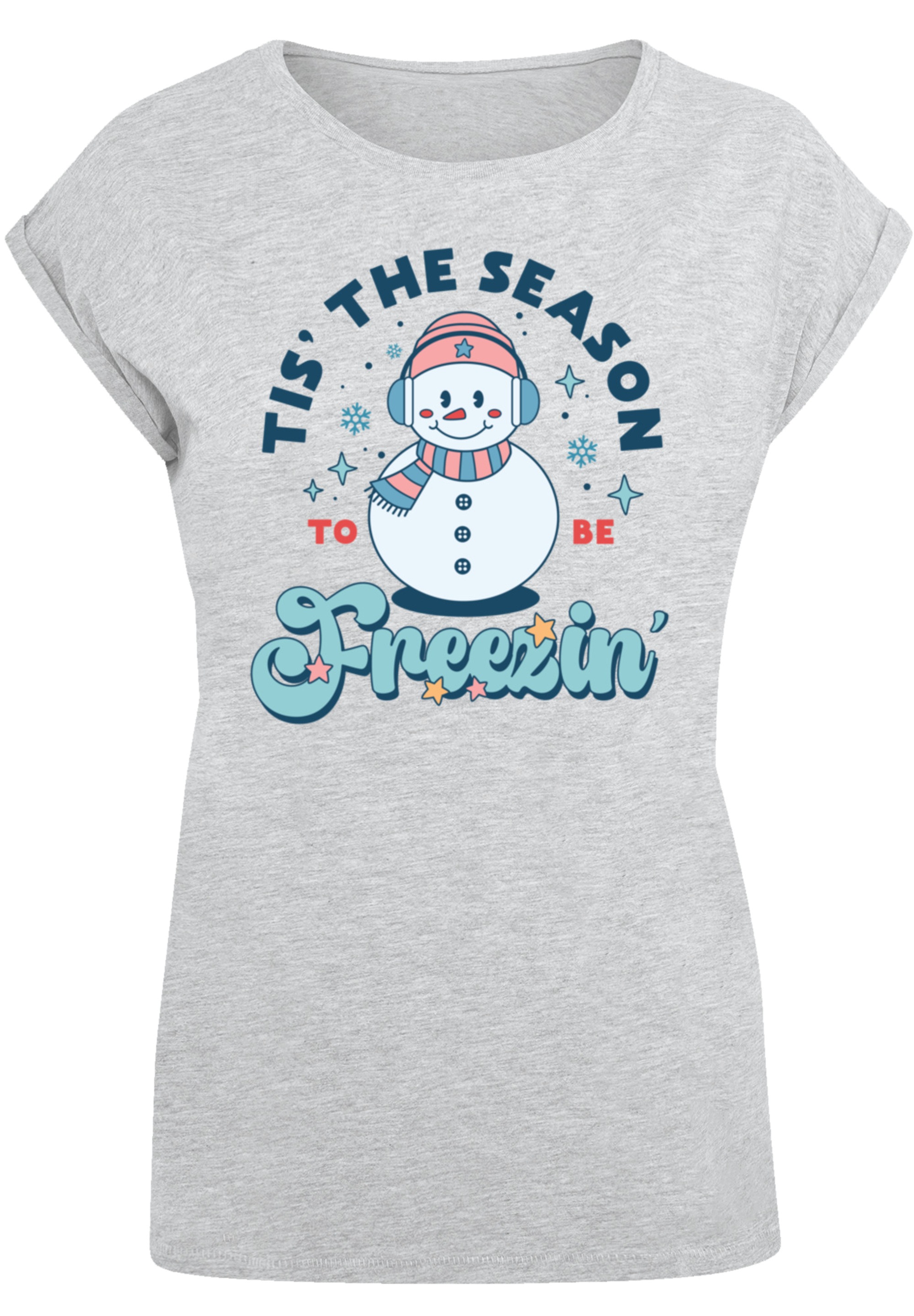 F4NT4STIC T-Shirt »Tis The Season to Be Freezin Winter«, Premium Qualität