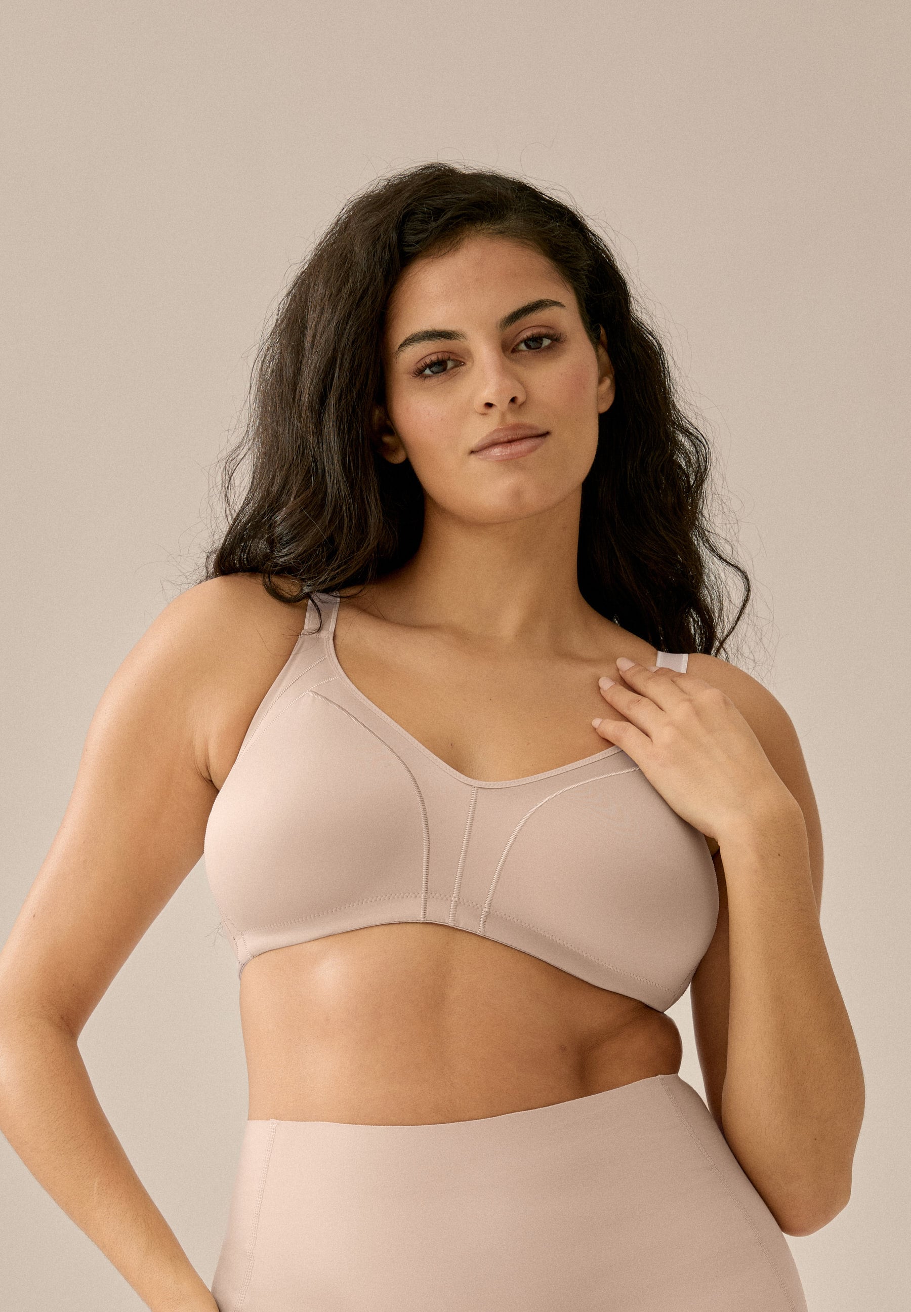 Naturana Minimizer-BH "Minimizer" 1 Stk. Shaping-Effekt, breite Träger, basic, ohne Bügel, bequem