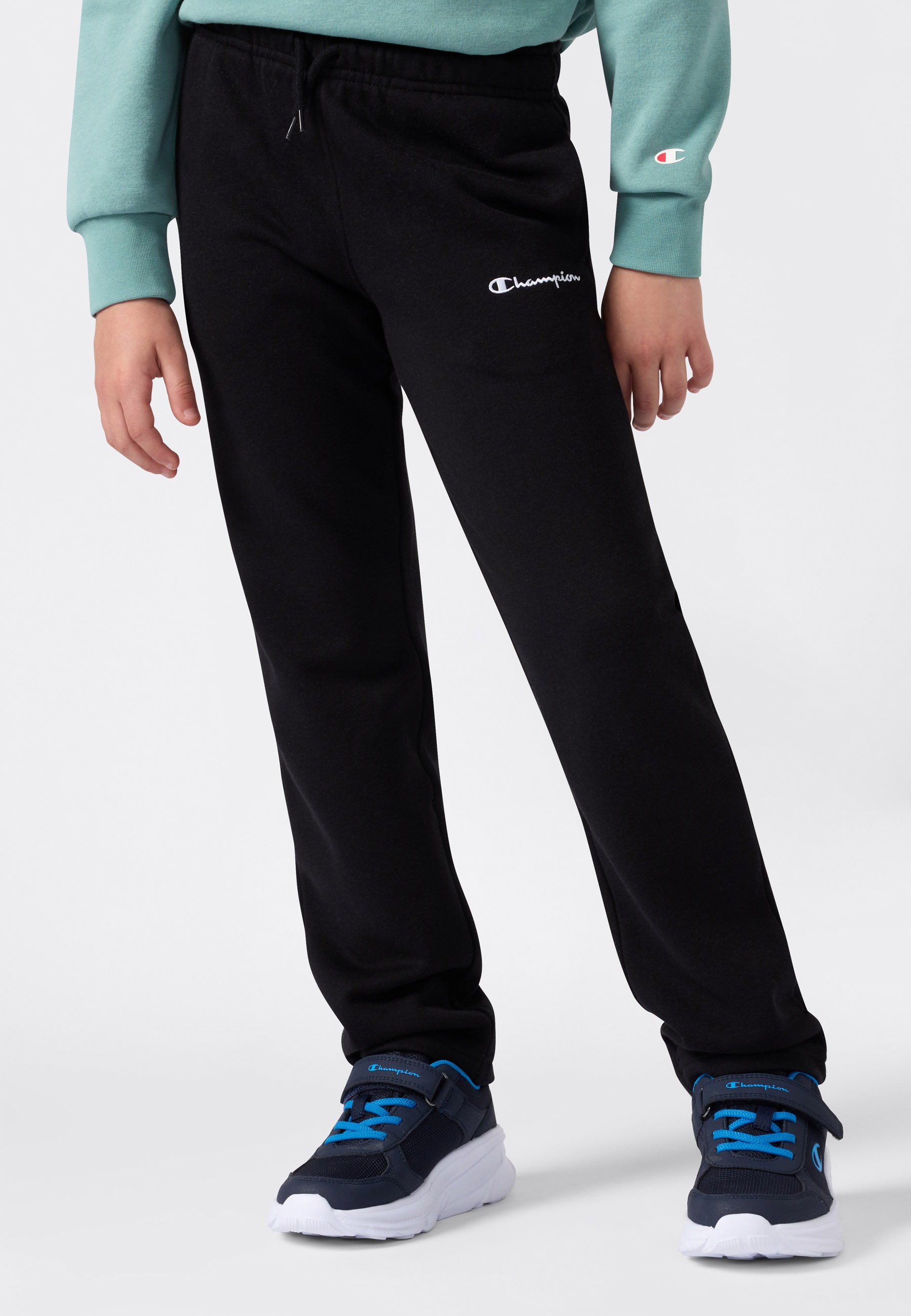 Champion Jogginghose "SPORTWEAR OPEN HEM PANTS Standard Fit" für Kinder, sportlicher Stil, offener Saum