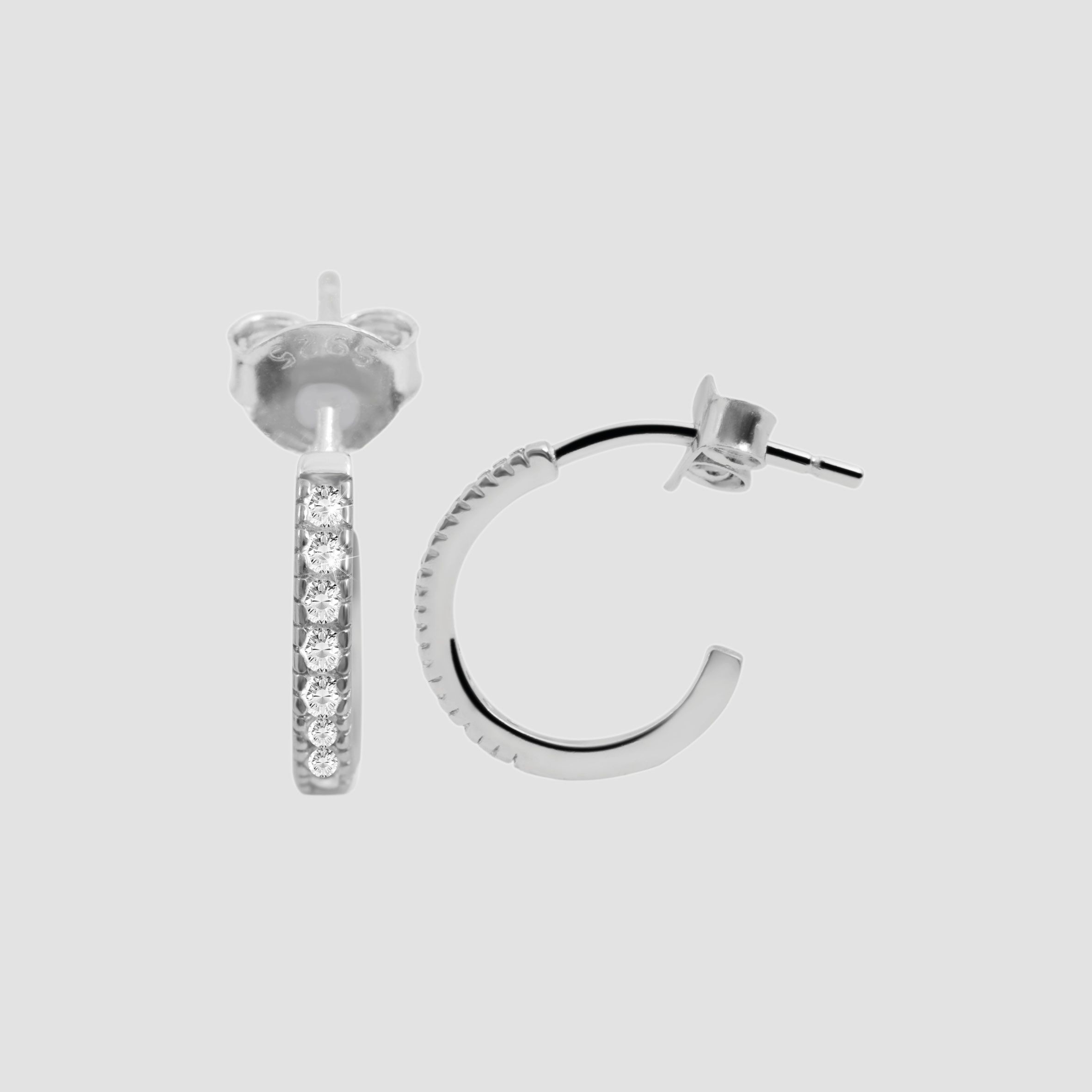 Adelia´s Paar Ohrhänger "Damen Ohrringe – Ohrstecker aus 925 Silber mit Zir günstig online kaufen