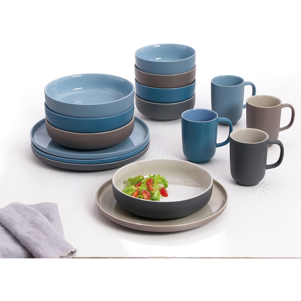 Ritzenhoff & Breker Kaffeeservice »Geschirr-Set, Service Jasper«, (Set, 12 tlg.), Scandic Style, 12 Teile, für 4 Personen