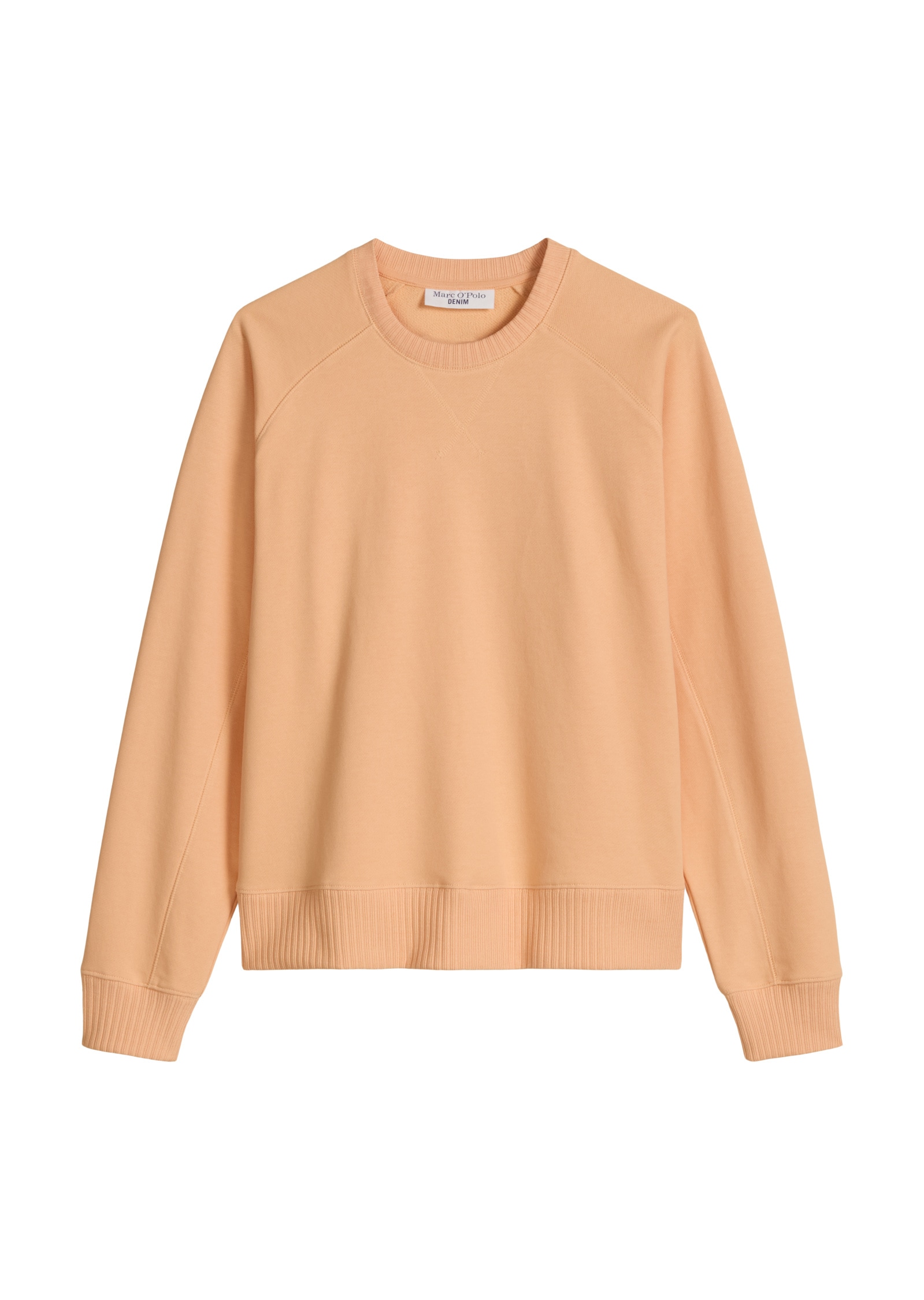 Marc O'Polo DENIM Sweatshirt »mit Rippstrick-Bündchen«
