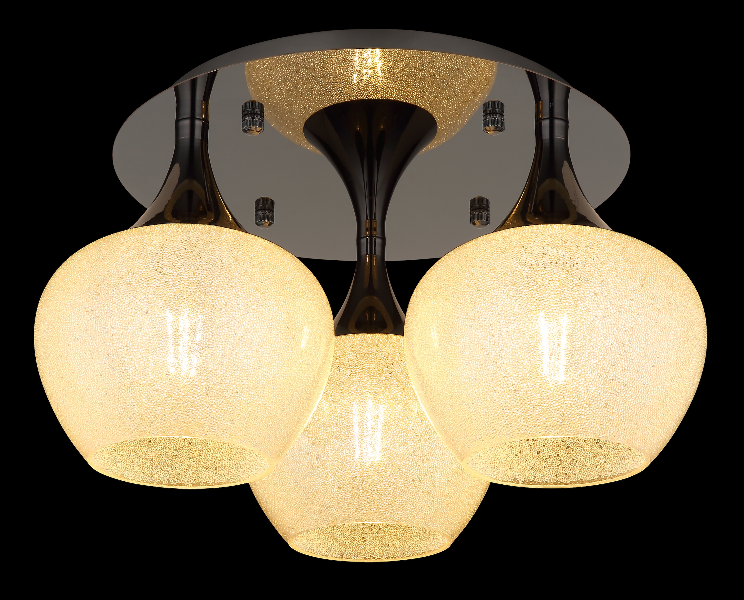 GLOBO LIGHTING Deckenleuchte »MAXY«, Leuchtmittel E27 | ohne Leuchtmittel, Deckenlampe/Glas klar/Acrylkristalle/Wohnzimmer/Esszimmer/elegant