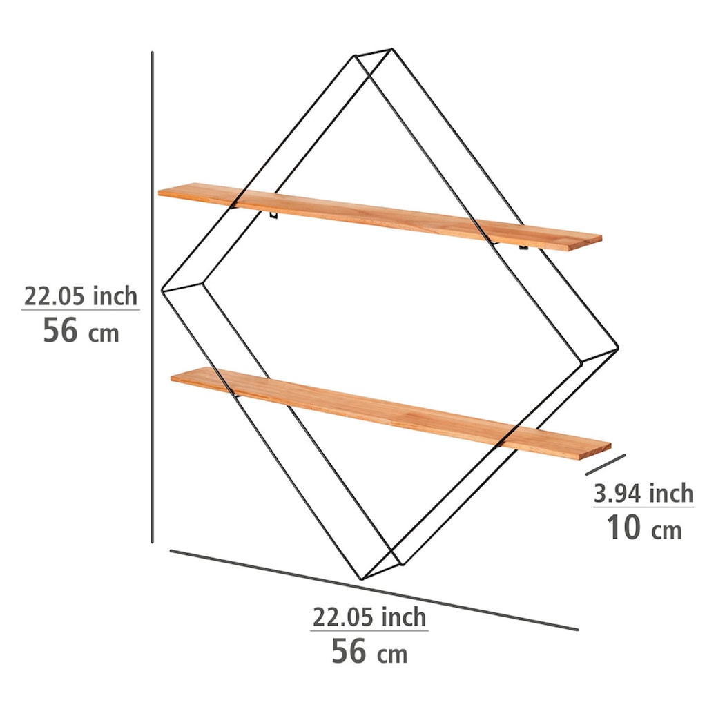 WENKO Wandregal »Geo«