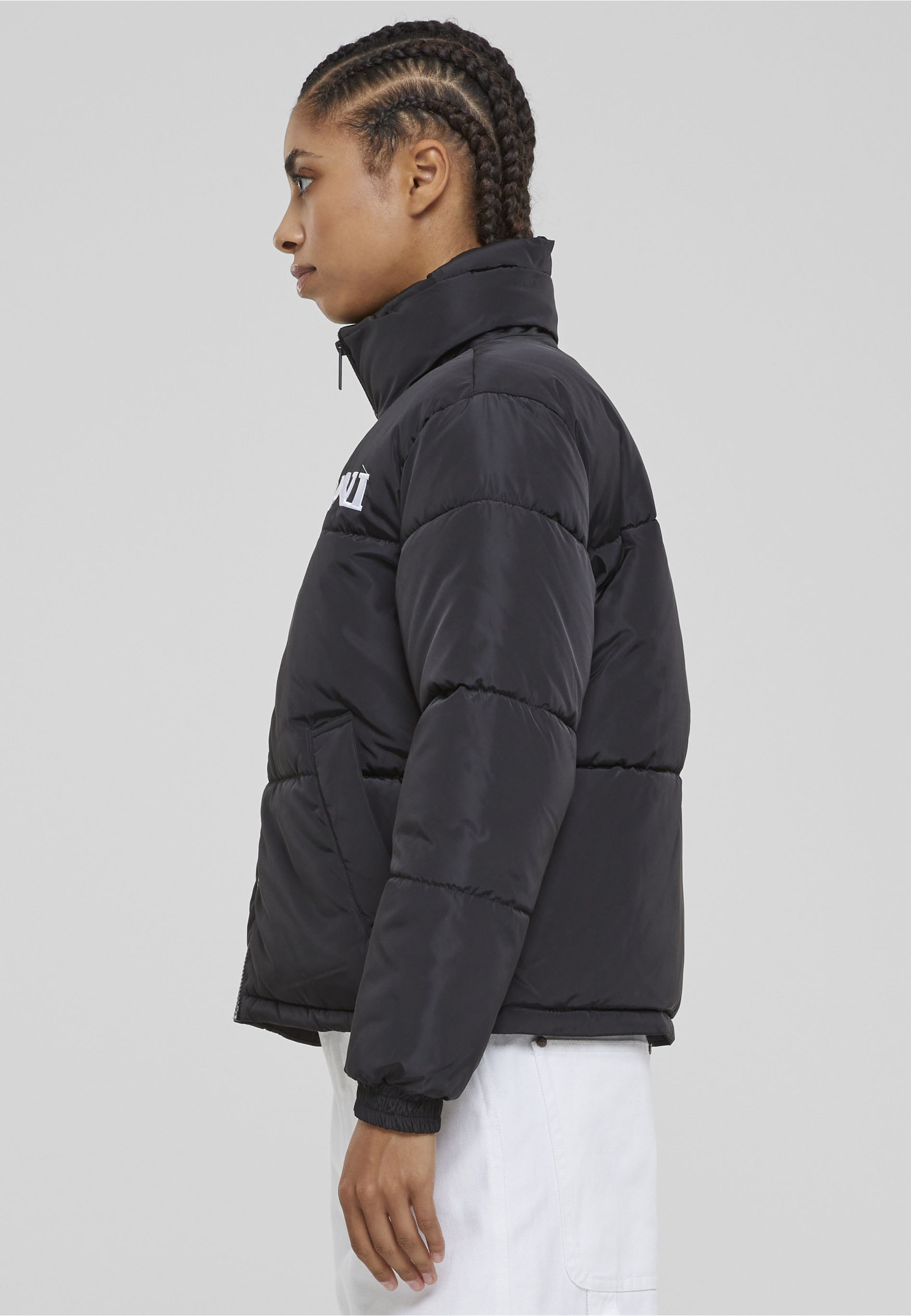 Karl Kani Winterjacke »Karl Kani Damen KW-JK012-001-01 KK Retro Essential Puffer Jacket« 1 Stk. tlg. ohne Kapuze