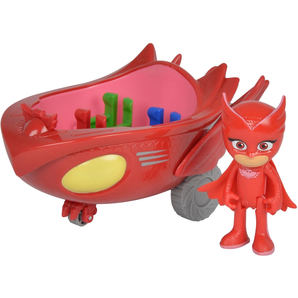 SIMBA Spielzeug-Auto »PJ Masks, Eulette mit Eulengleiter«