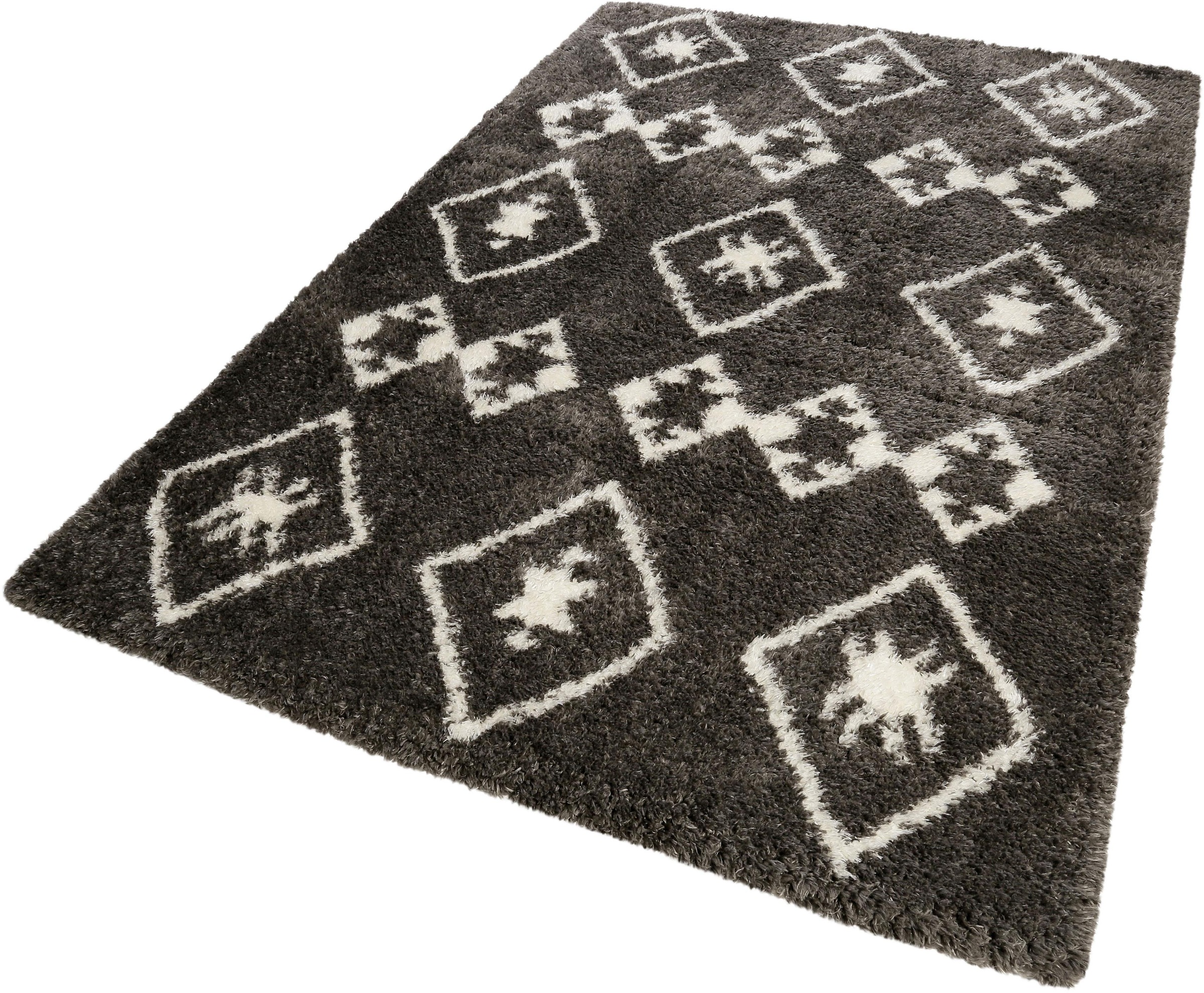 Hochflor-Teppich »Ayachi«, rechteckig
