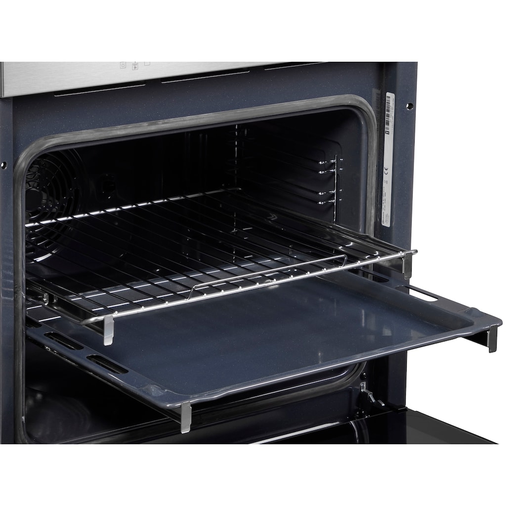 BAUKNECHT Backofen-Set »BAKO 700 STEAM«, BAKO 700 STEAM, mit 2-fach-Teleskopauszug