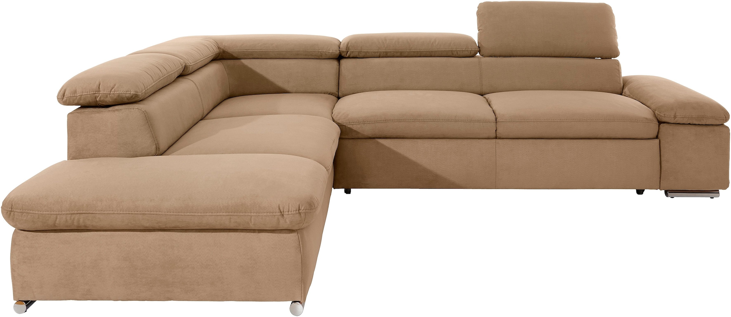 sit&more Ecksofa "Alcatraz L-Form" wahlweise mit Schlaffunktion
