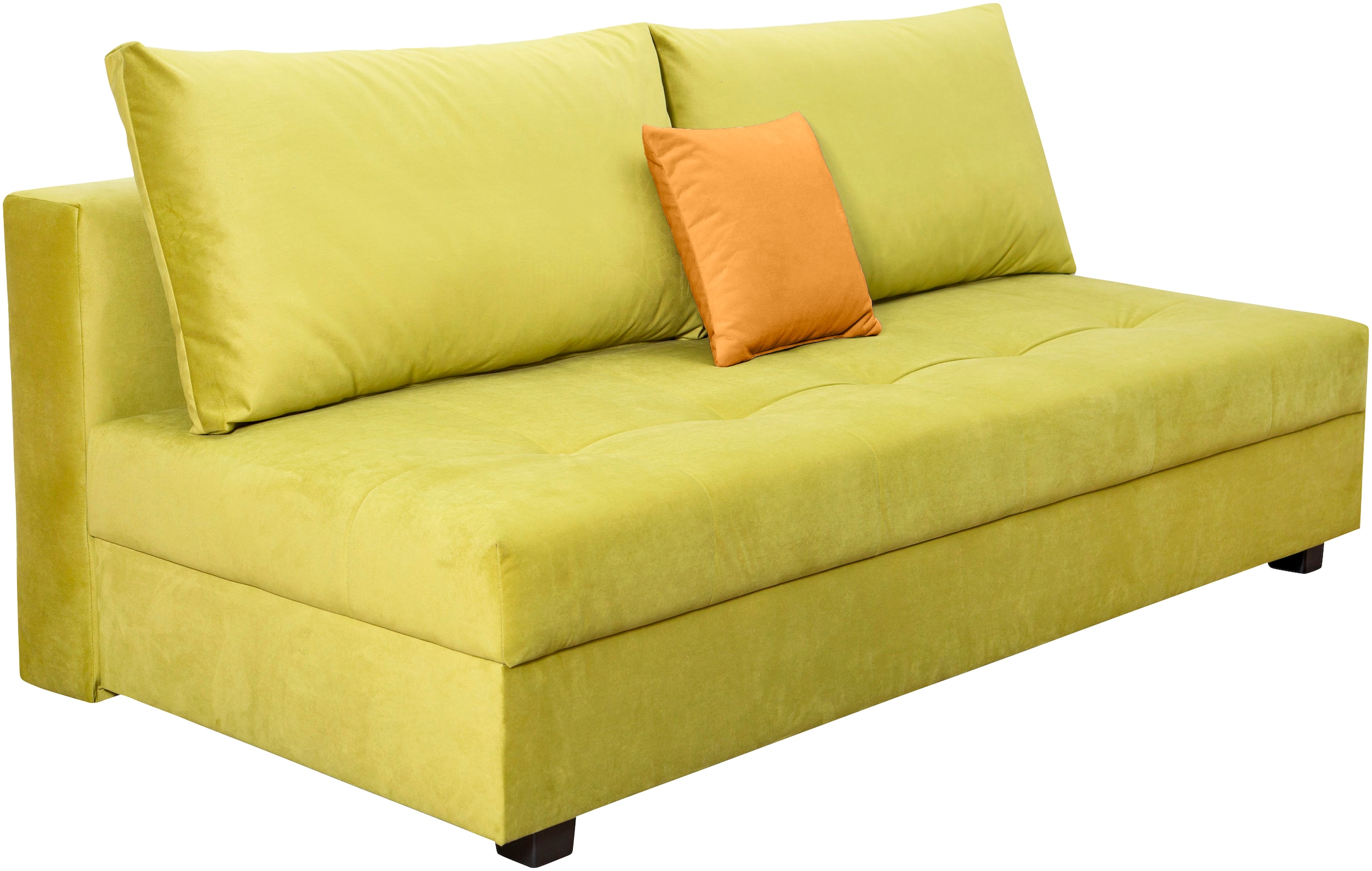 COLLECTION AB Schlafsofa »DARIA inklusive Schlafunktion und Bettkasten«, Schlafsofa,Bettfunktion,Bettkasten,inklusive Rückenkissen,Federkern