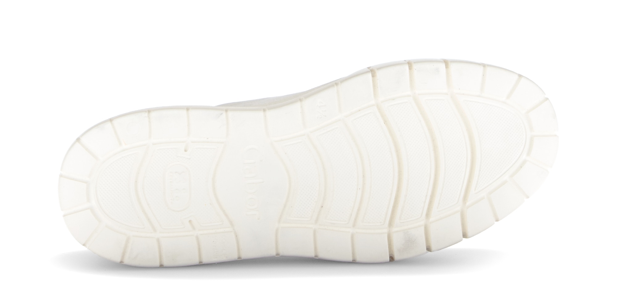 Gabor Plateausneaker  , Freizeitschuh, Halbschuh, Schnürer mit Kontrastbesatz an der Ferse