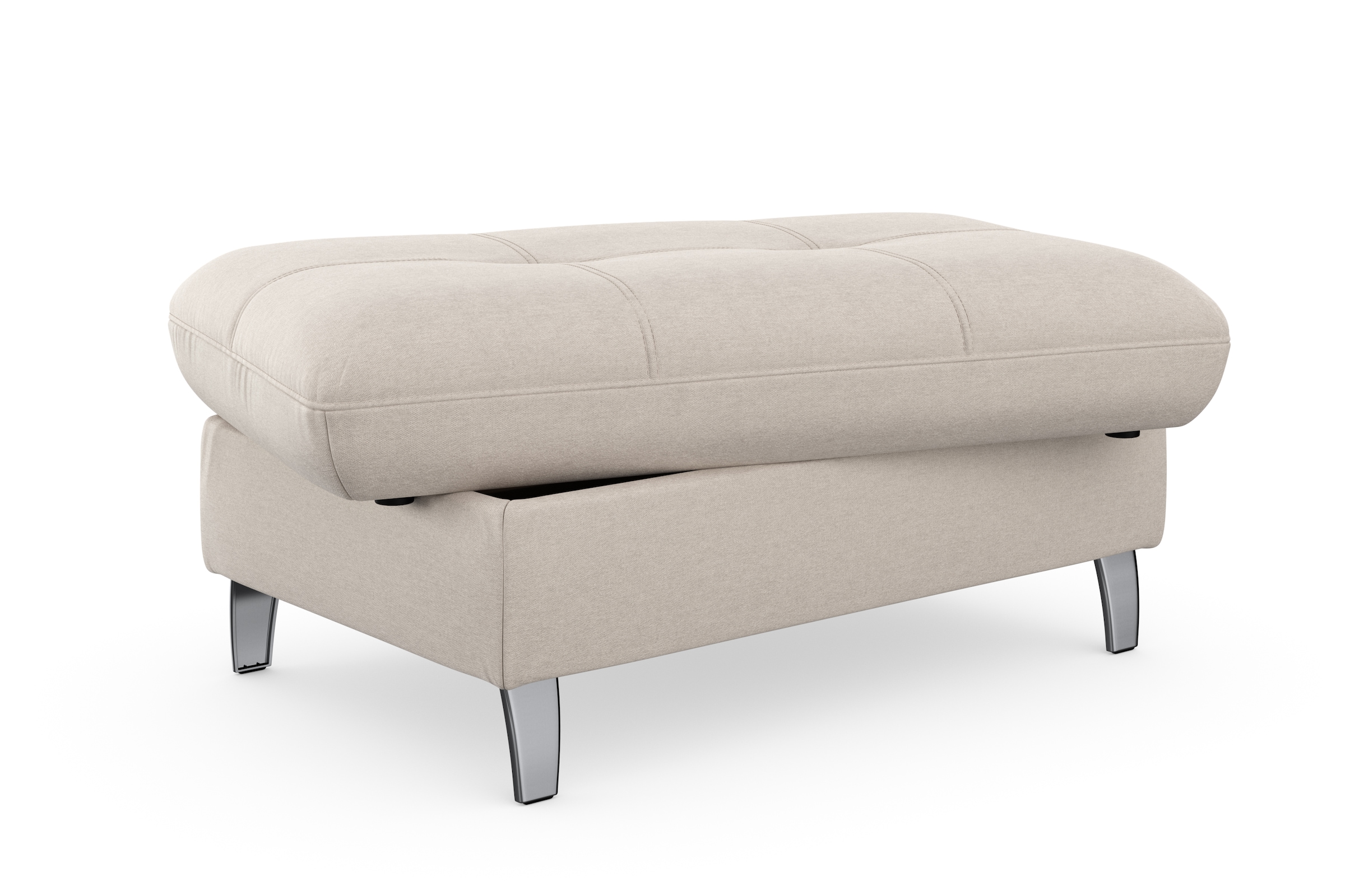 sit&more Stauraumhocker »Maggiore« mit Stauraum und modernen Metallbeinen