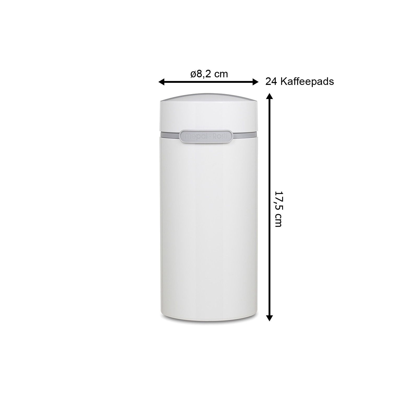 Mepal Vorratsdose »Kaffeepad-Dose Stora 24 Pads weiß«, (1 tlg.)