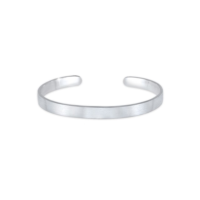 Kuzzoi Armband »Herren Basic Bangle Matt 925 Silber« bestellen | BAUR