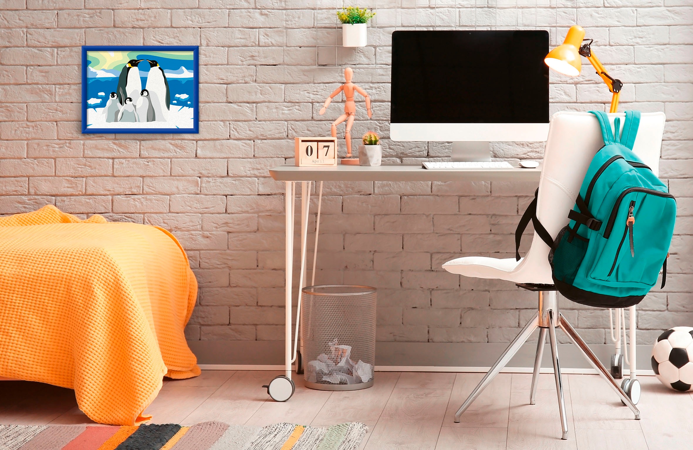 Ravensburger Malen nach Zahlen »CreArt, Pinguin-Familie«, Made in Europe