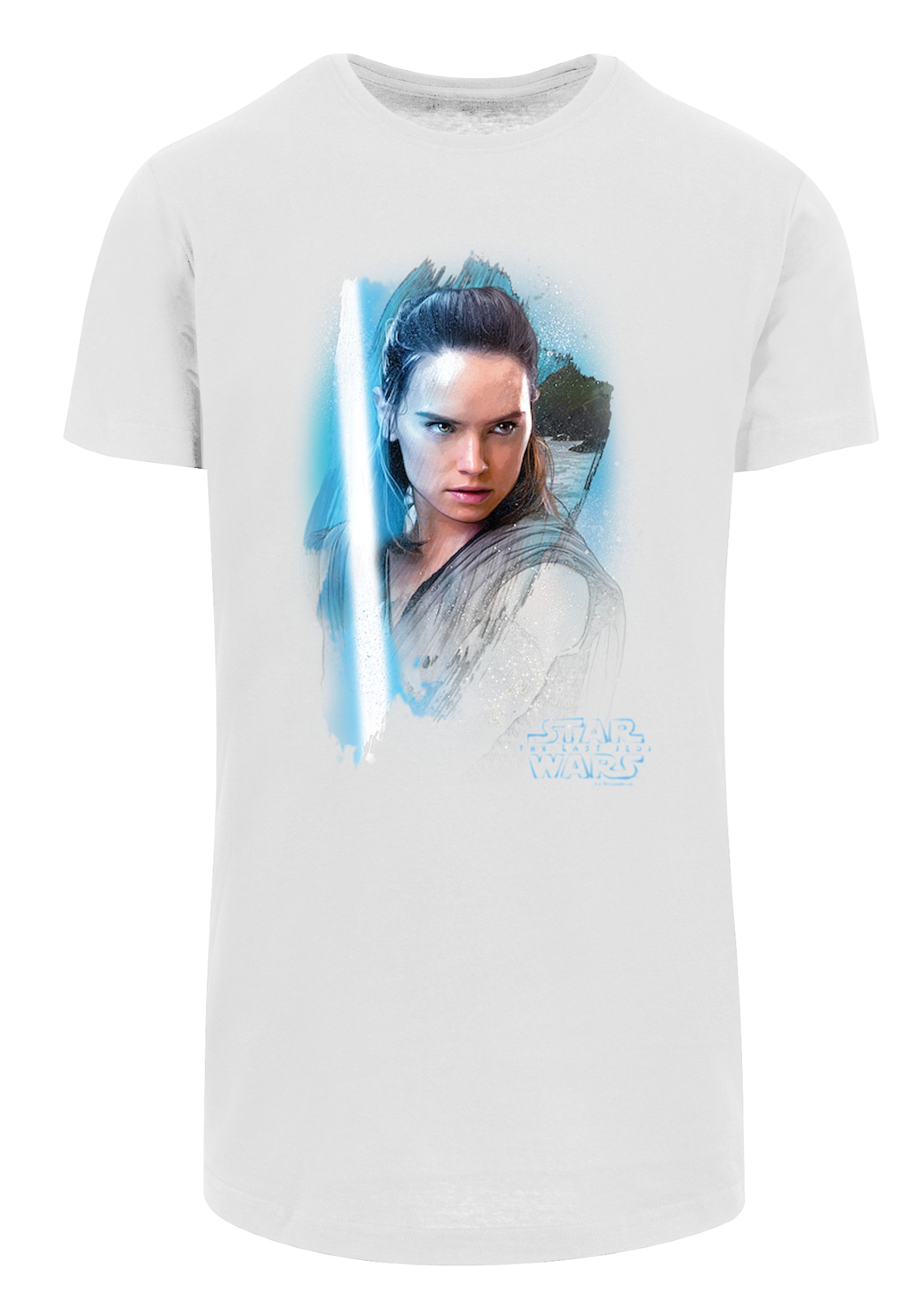 F4NT4STIC T-Shirt »'Star Wars Last Jedi Rey Brushed'« Print