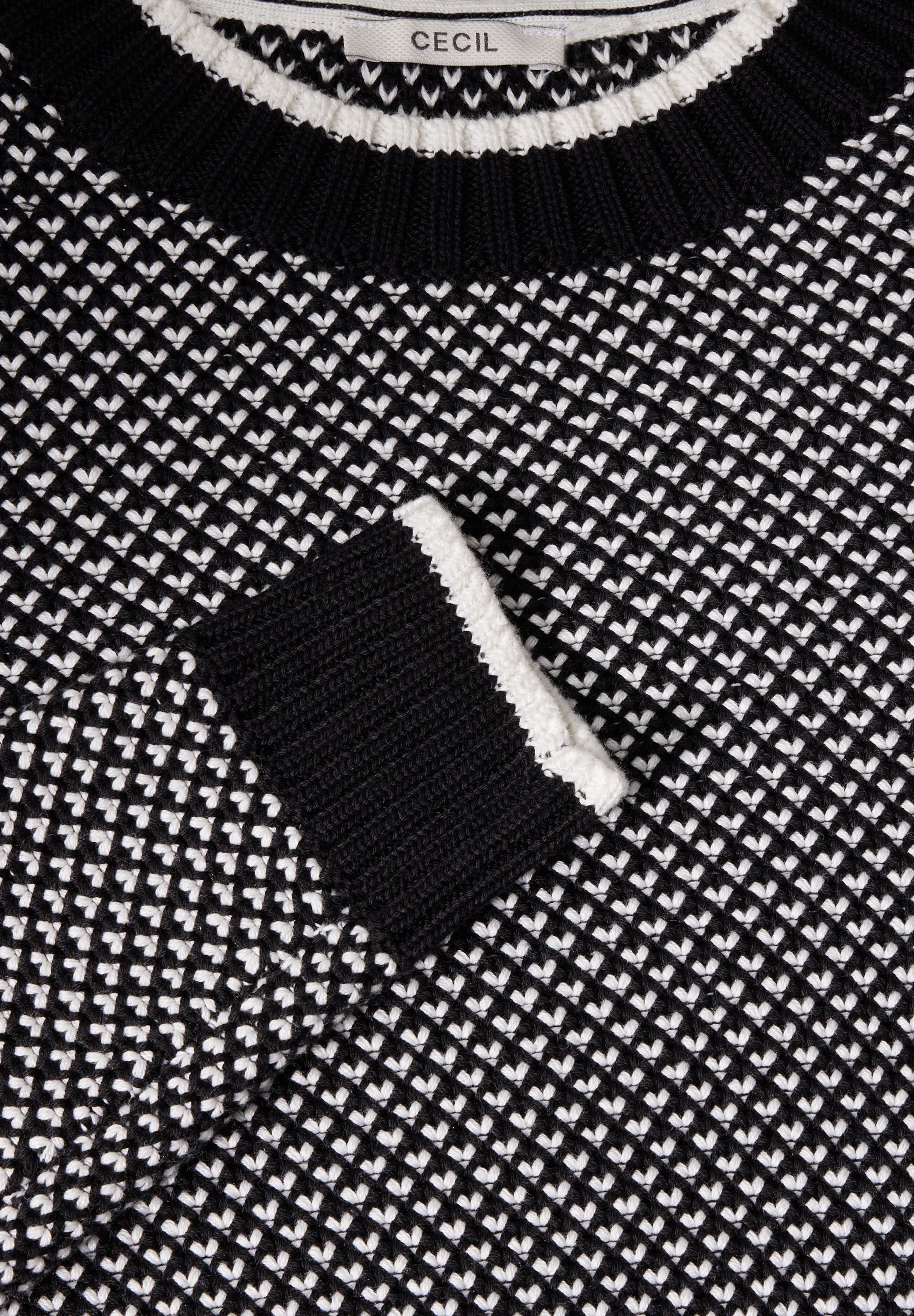 Cecil Strickpullover, aus softem Materialmix