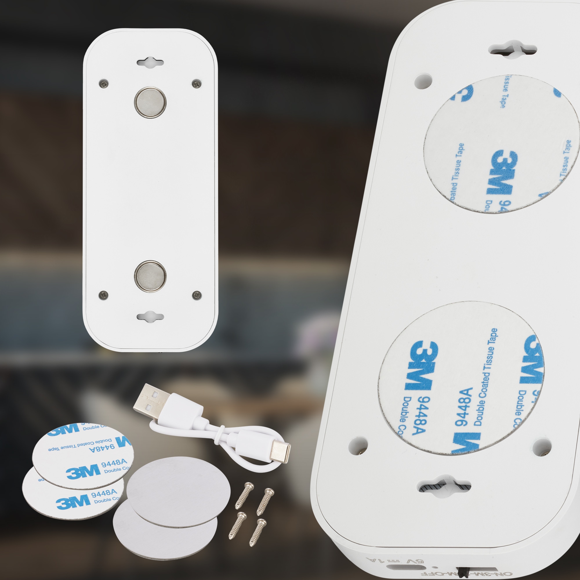 Briloner Leuchten LED Unterbauleuchte »SIGO« LED-Modul 2 Stk. Neutralweiß 15x6,5x2 cm, 2er-Set, Küche, Schrank, Treppe, Küchenlampe