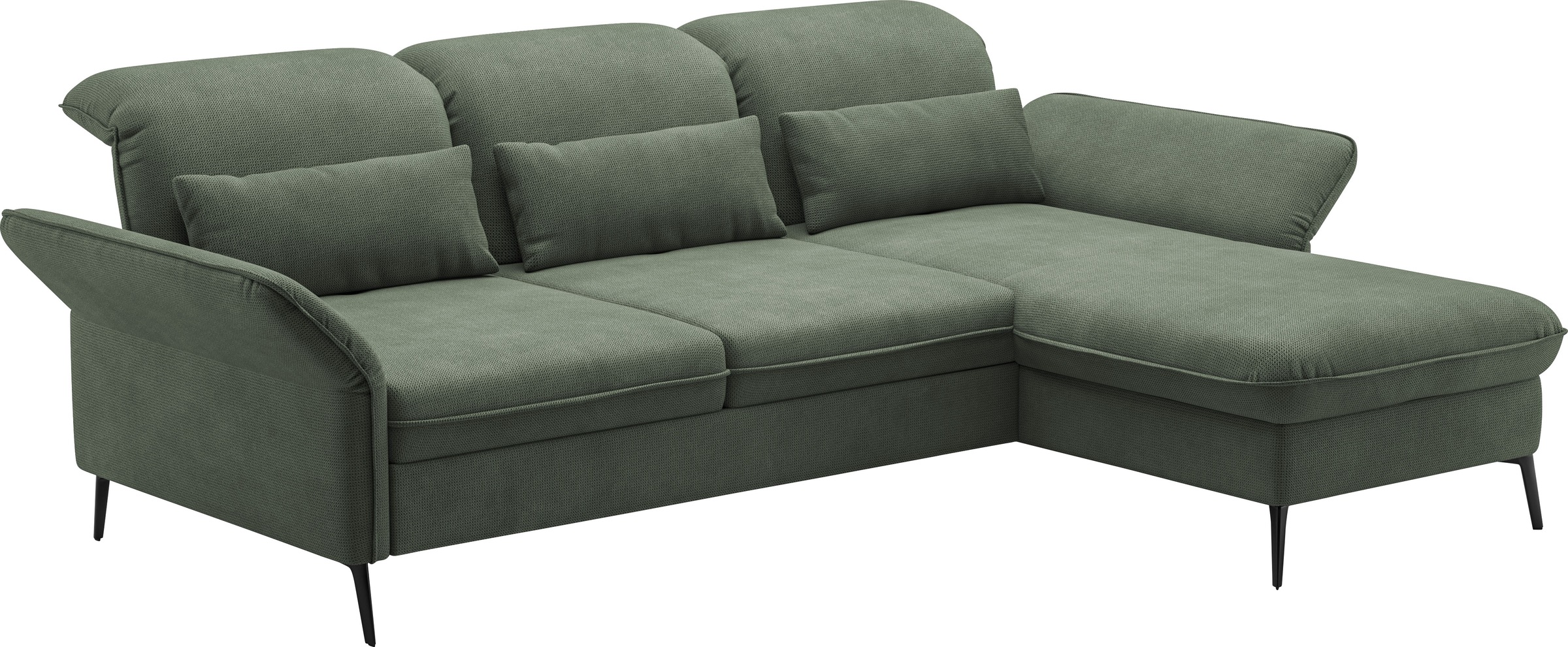 sit&more Ecksofa »Emely«, mit Sitztiefenverstellung optional mit Bettfunktion und Bettkasten