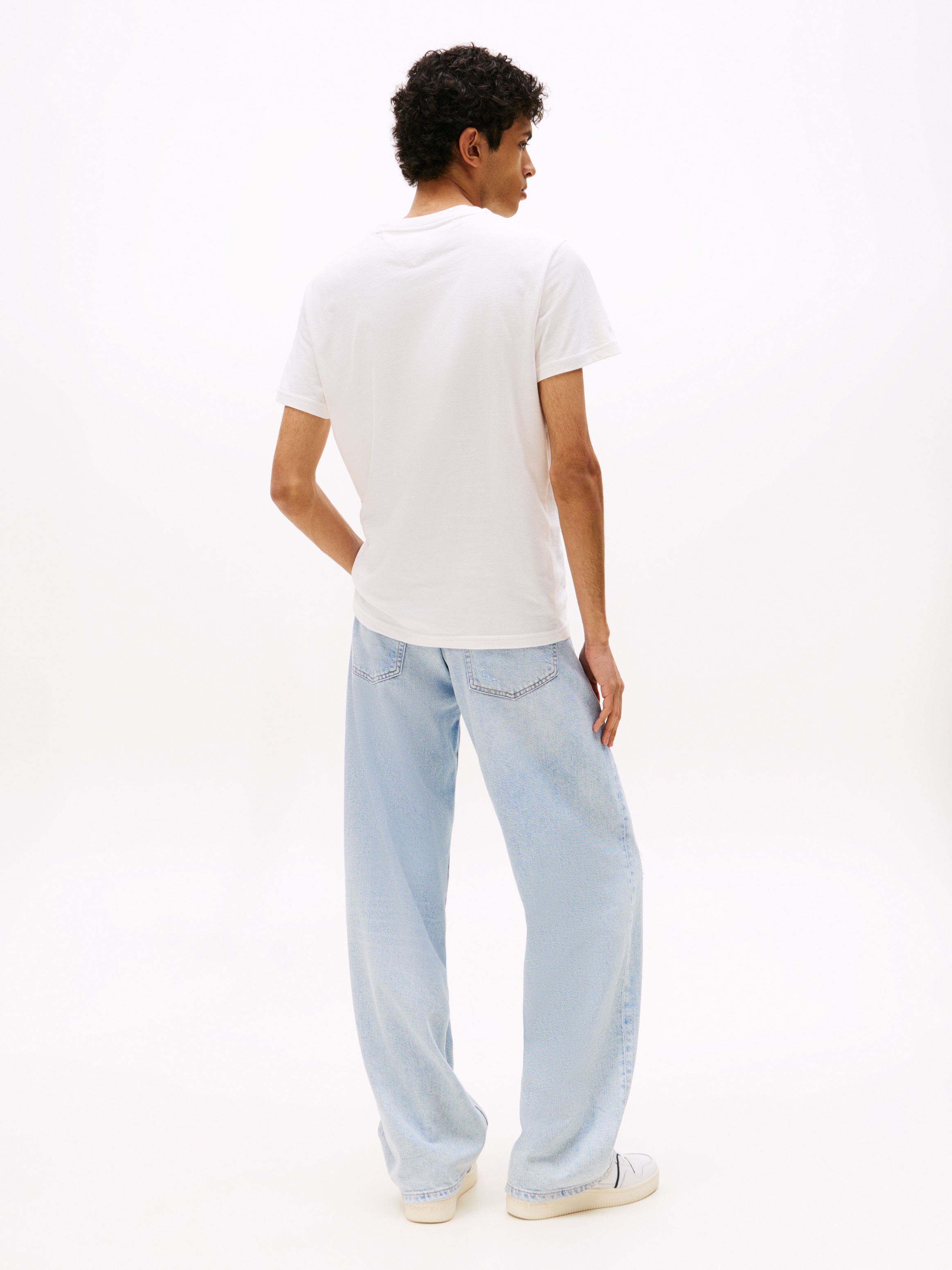 Tommy Jeans T-Shirt »TJM RWB FLAG TEE EXT«, Slim fit, mit Rundhals