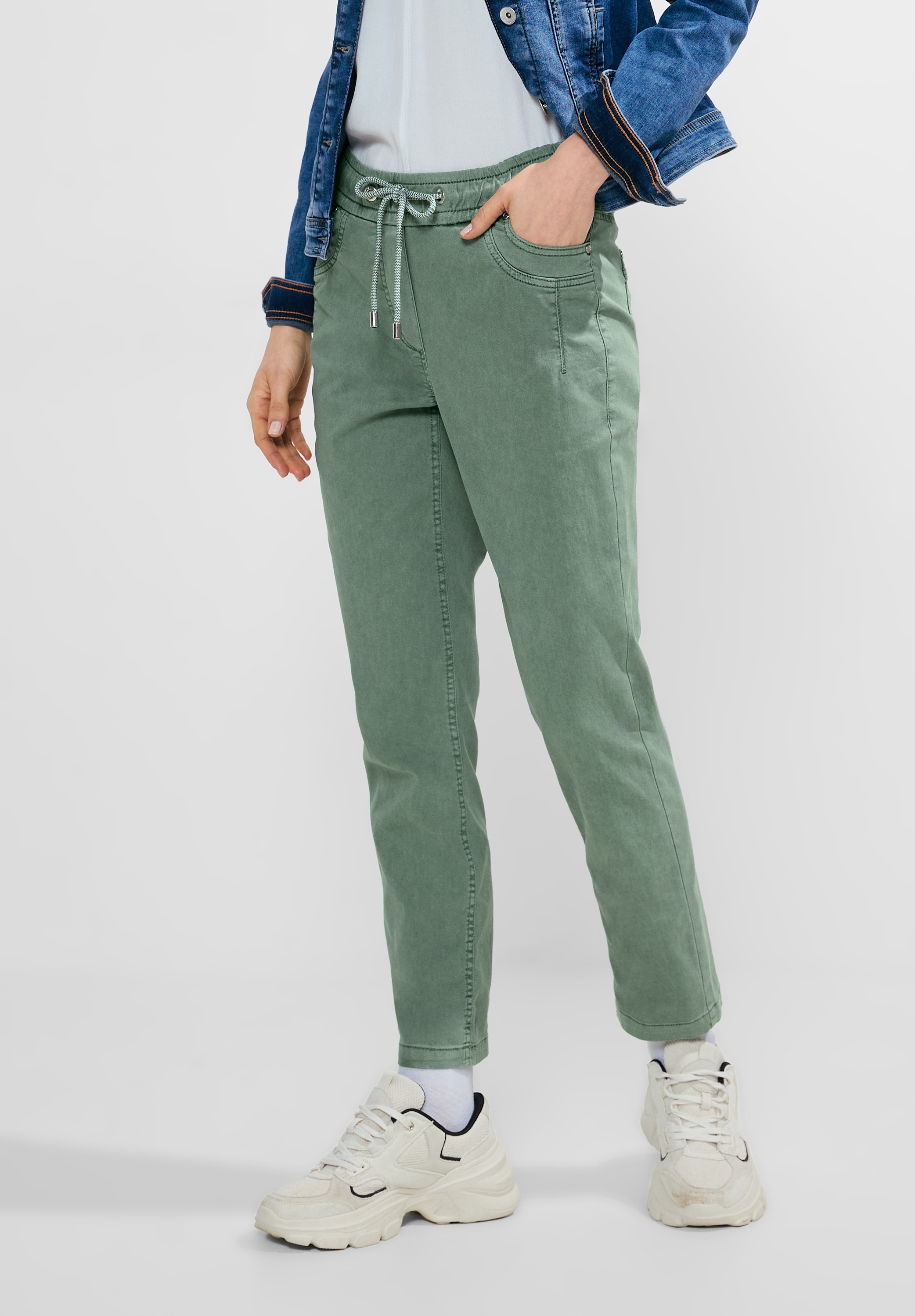 Cecil Jogger Pants, Middle Waist