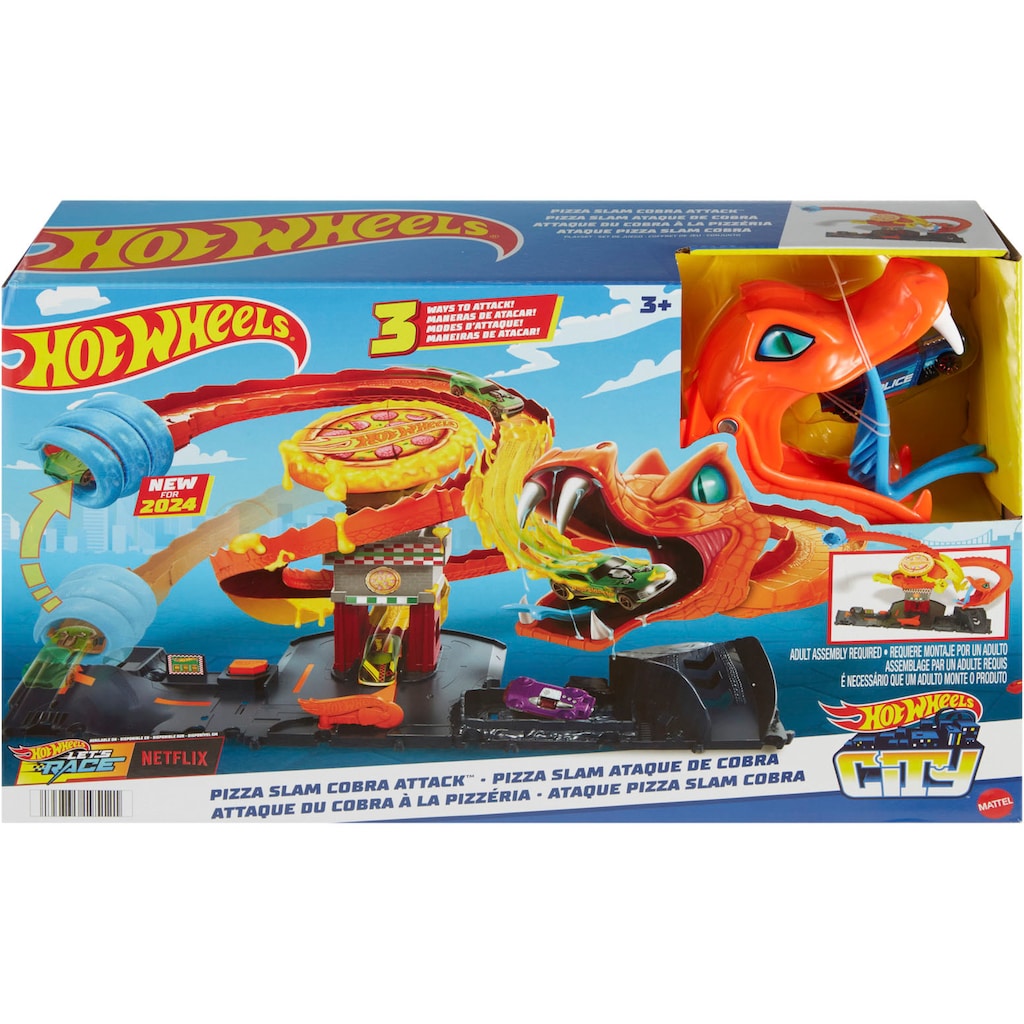 Hot Wheels Autorennbahn »City Cobra Slam Pizza Attack«