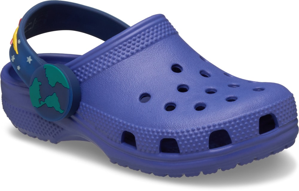 CROCS Kinder Clog "Toddler Classic Imagination Lights Backstrap Clog", Gr. 23blau, Croslite , Schuhe, Babyschuh, Kindergartenschuh, Blinkschuh mit