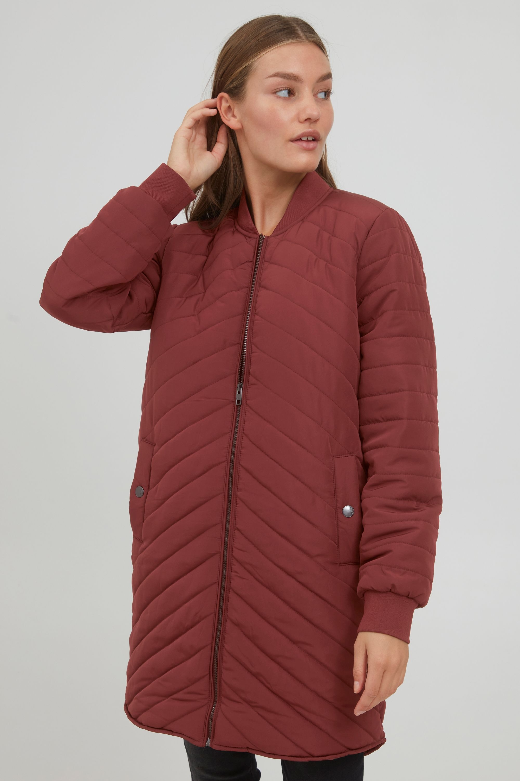 OXMO Steppjacke "Steppmantel OXMadalyn", ohne Kapuze günstig online kaufen