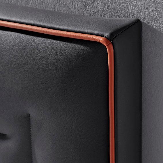 Home affaire Boxspringbett "Coos" mit besonderer Steppung im Kopfteil, 3 Ma günstig online kaufen