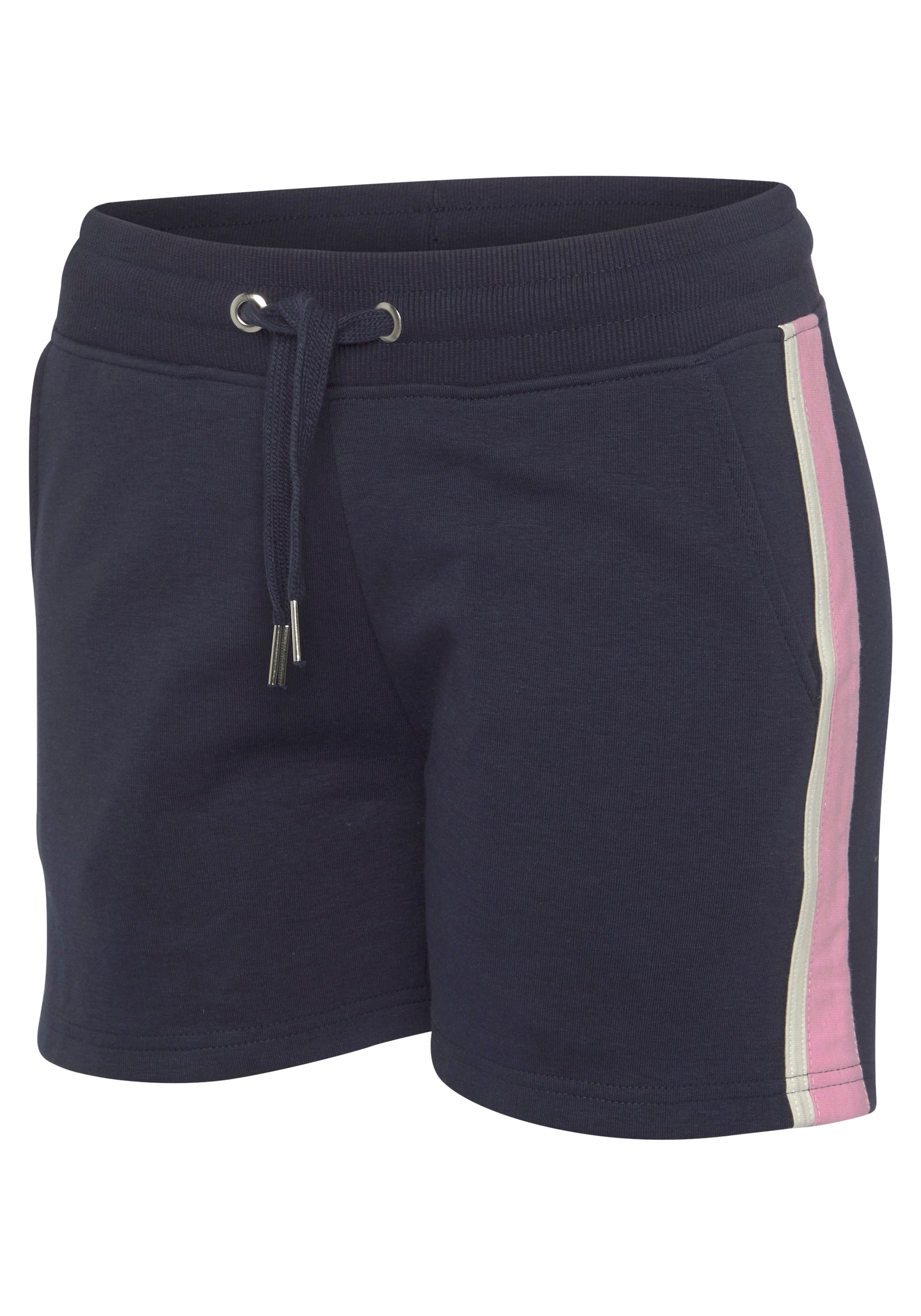 Vivance Sweatshorts, (1 tlg.), mit Kontrast Einsätzen, Loungewear