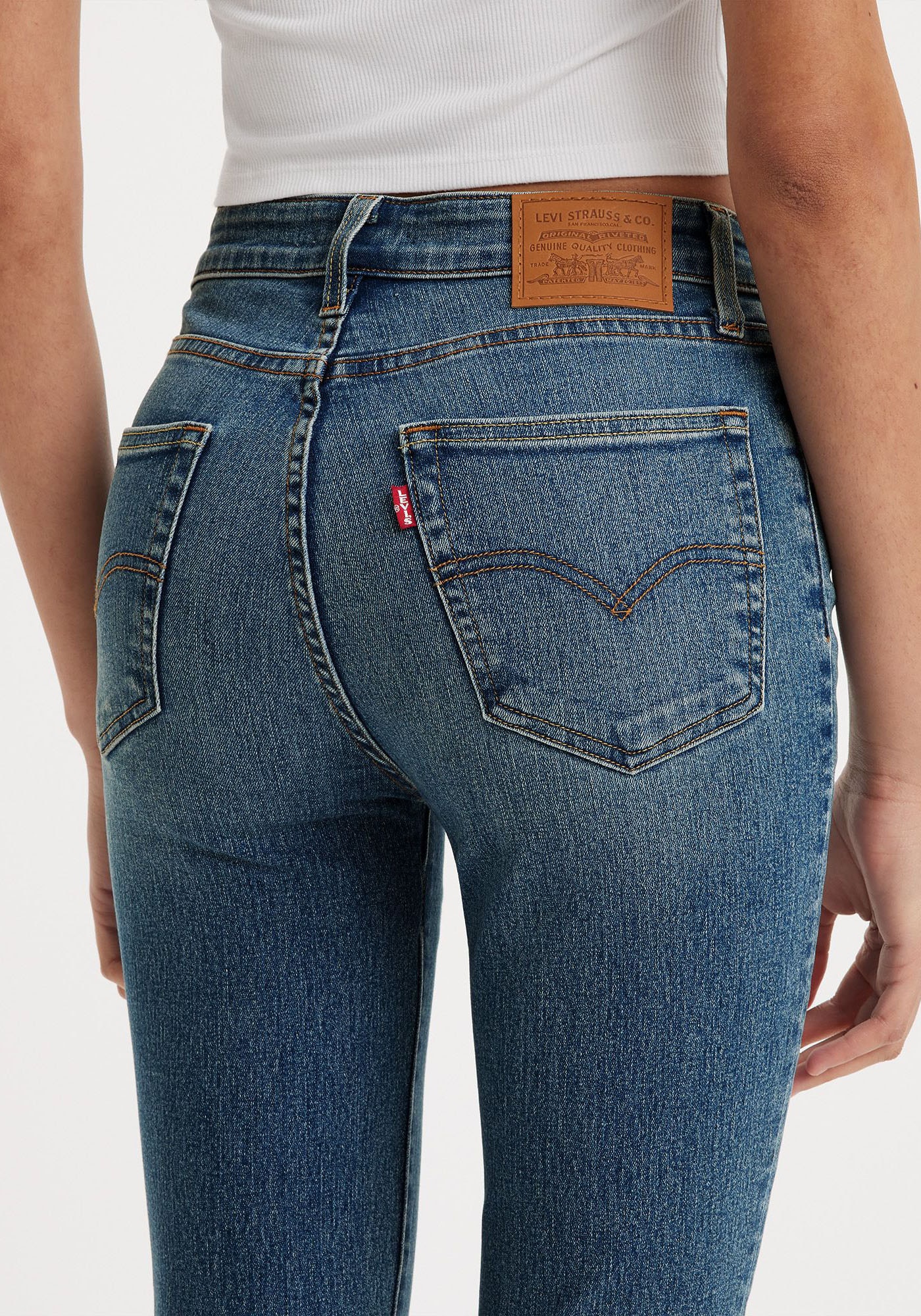 Levi's® Skinny-fit-Jeans »721 High rise skinny«, mit hohem Bund