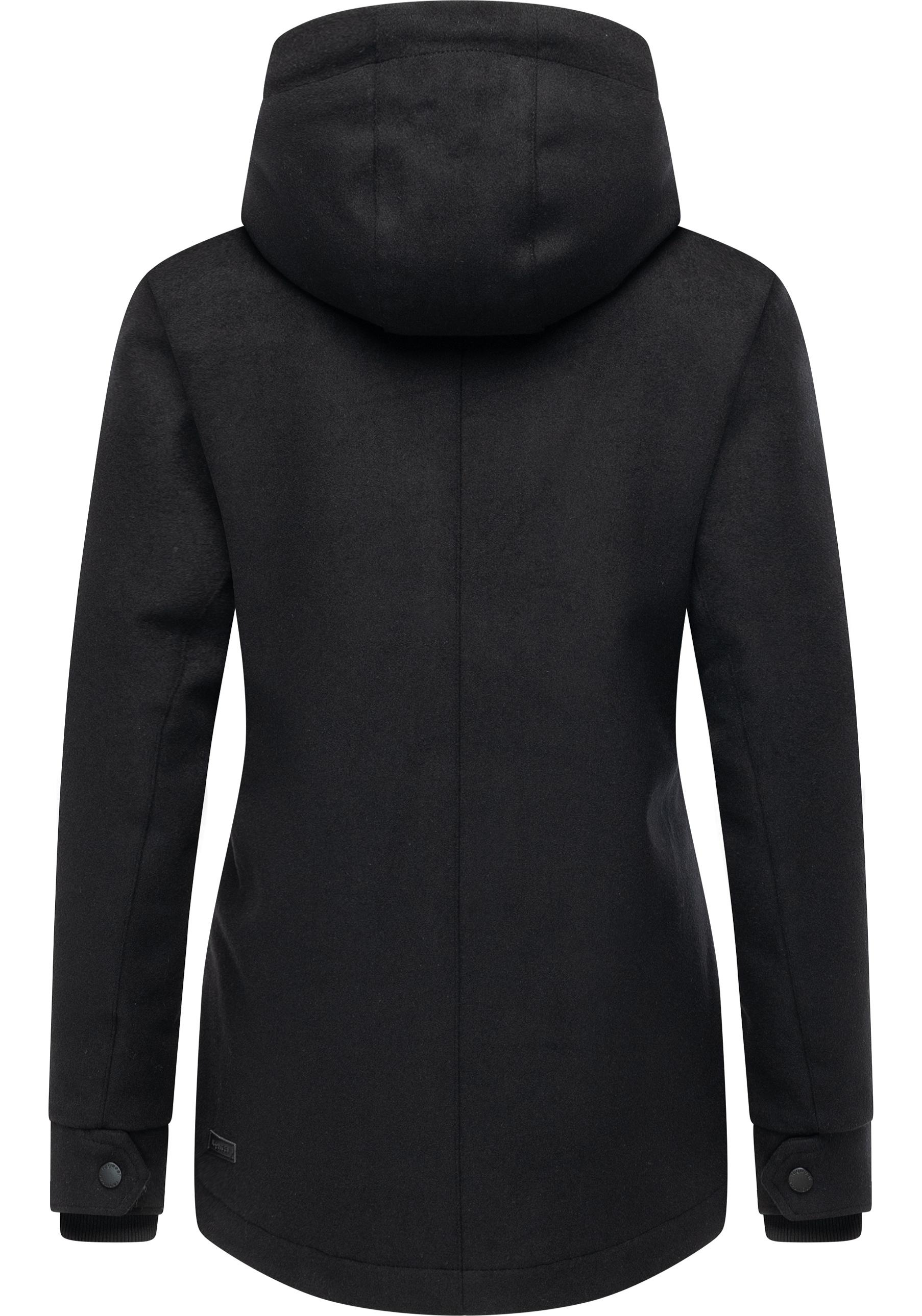 Ragwear Winterjacke »Monadde Felt YOUMODO«, mit Kapuze, Wasserfeste warme Jacke mit Kapuze
