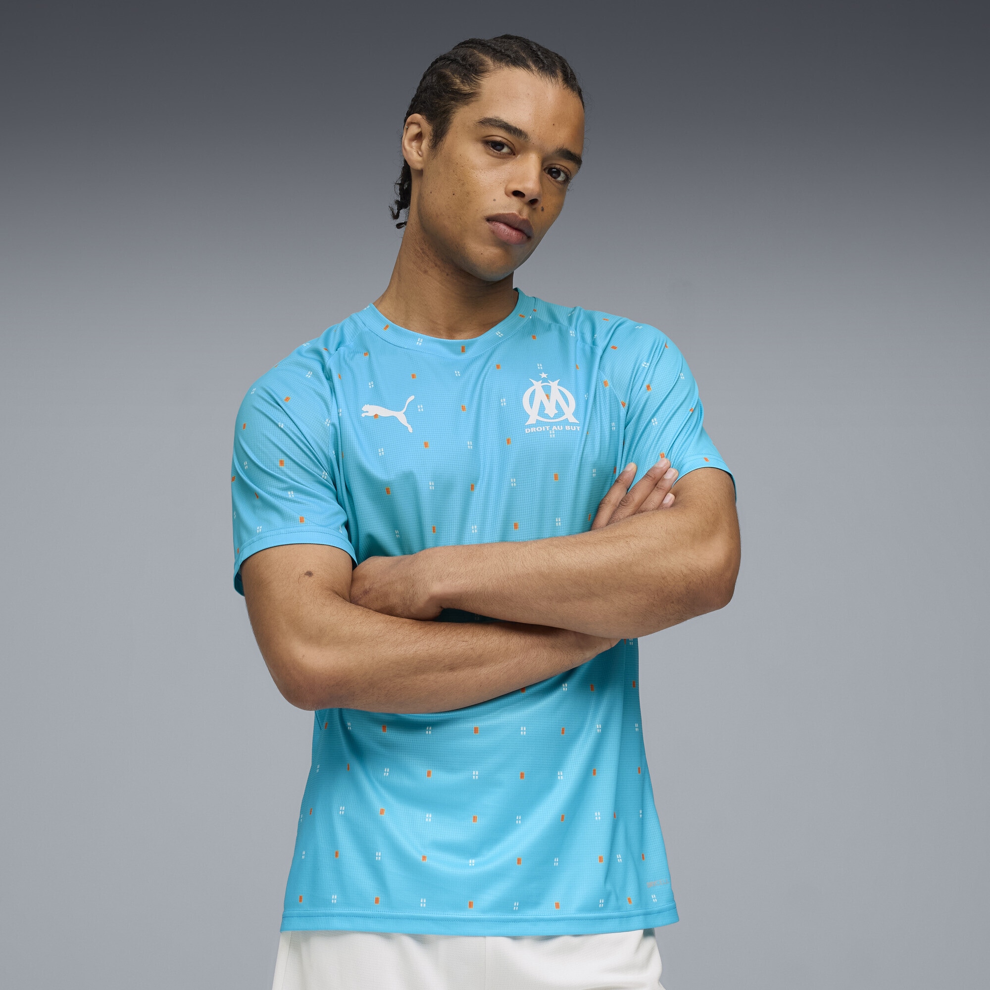 PUMA Trainingsshirt »Olympique de Marseille Aufwärmtrikot Herren«
