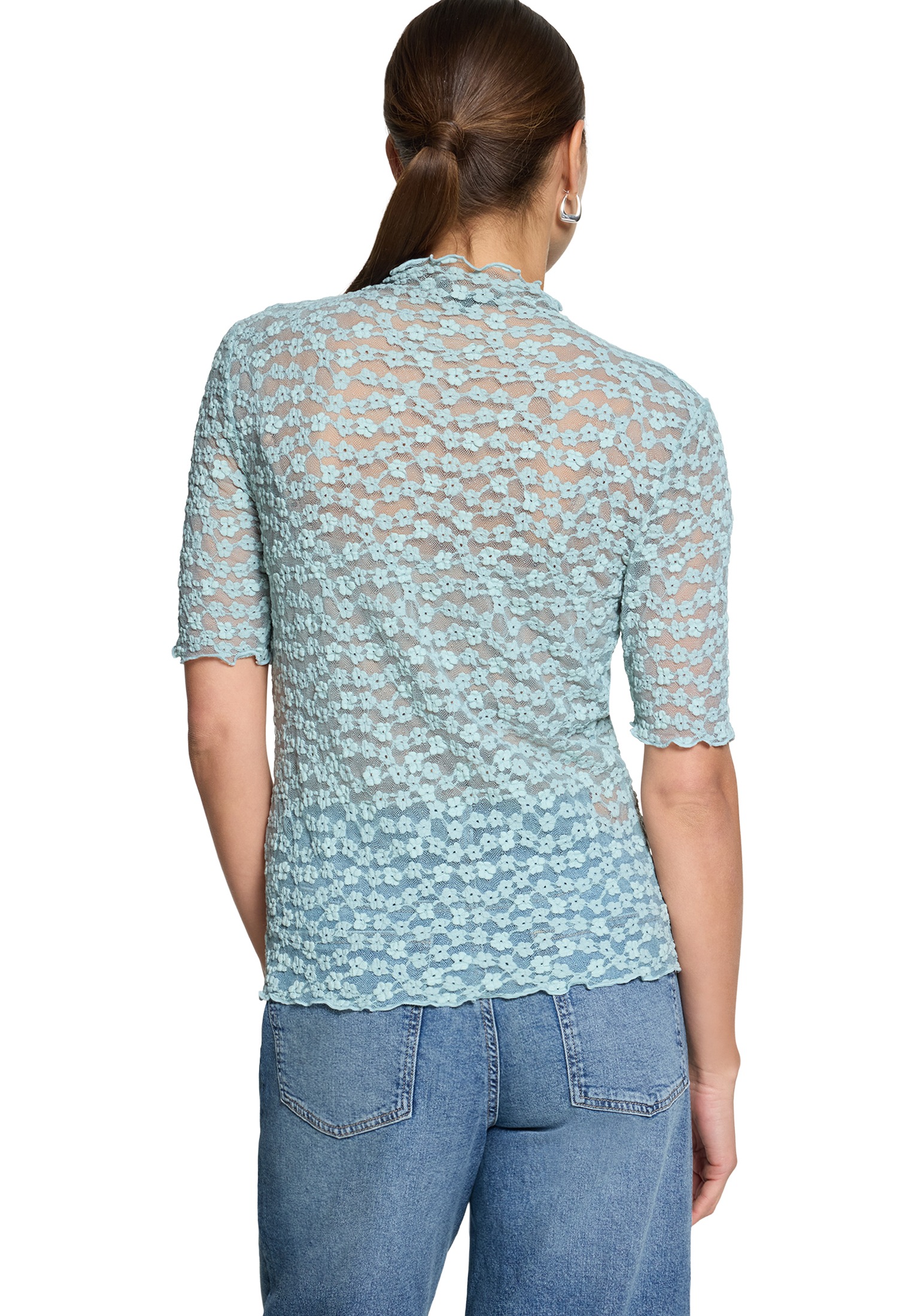 Zero Kurzarmshirt »Damen kurzarm« 1 Spitze