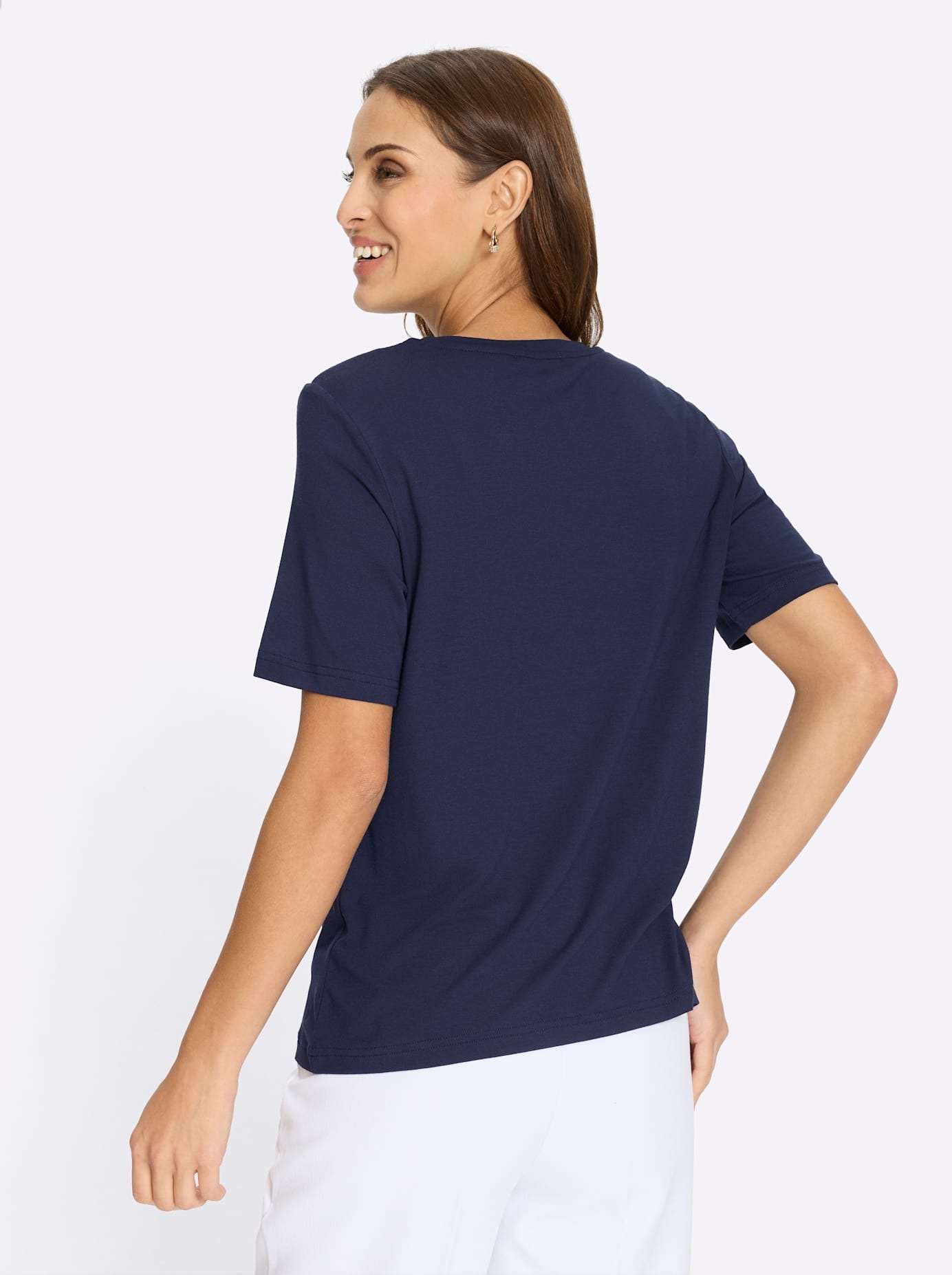 Thumbnail - Lady Rundhalsshirt "Kurzarm-Shirt" 1 tlg.