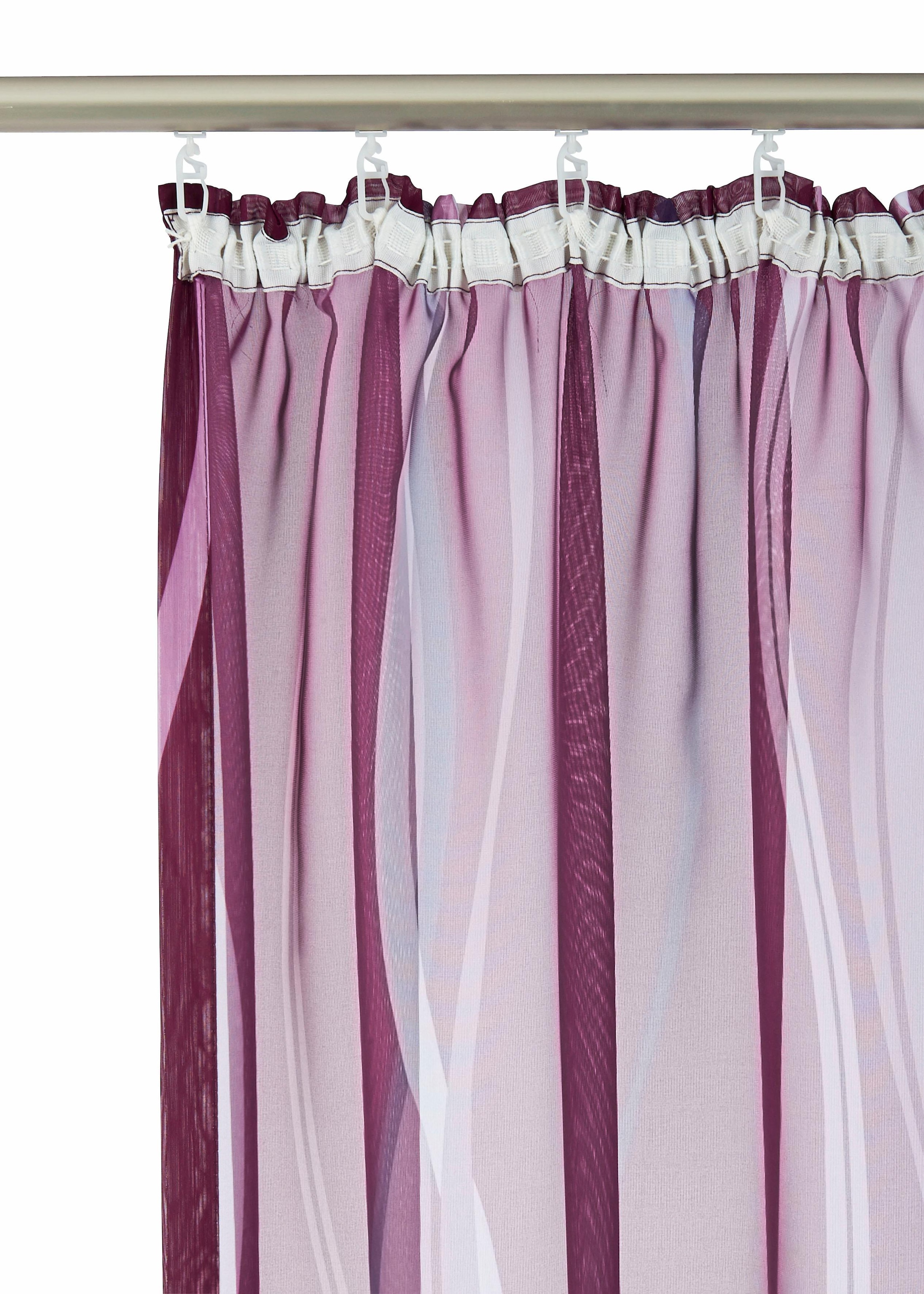 2er-Set, | Voile, home St.), transparent, BAUR Gardine (2 »Dimona«, my Polyester