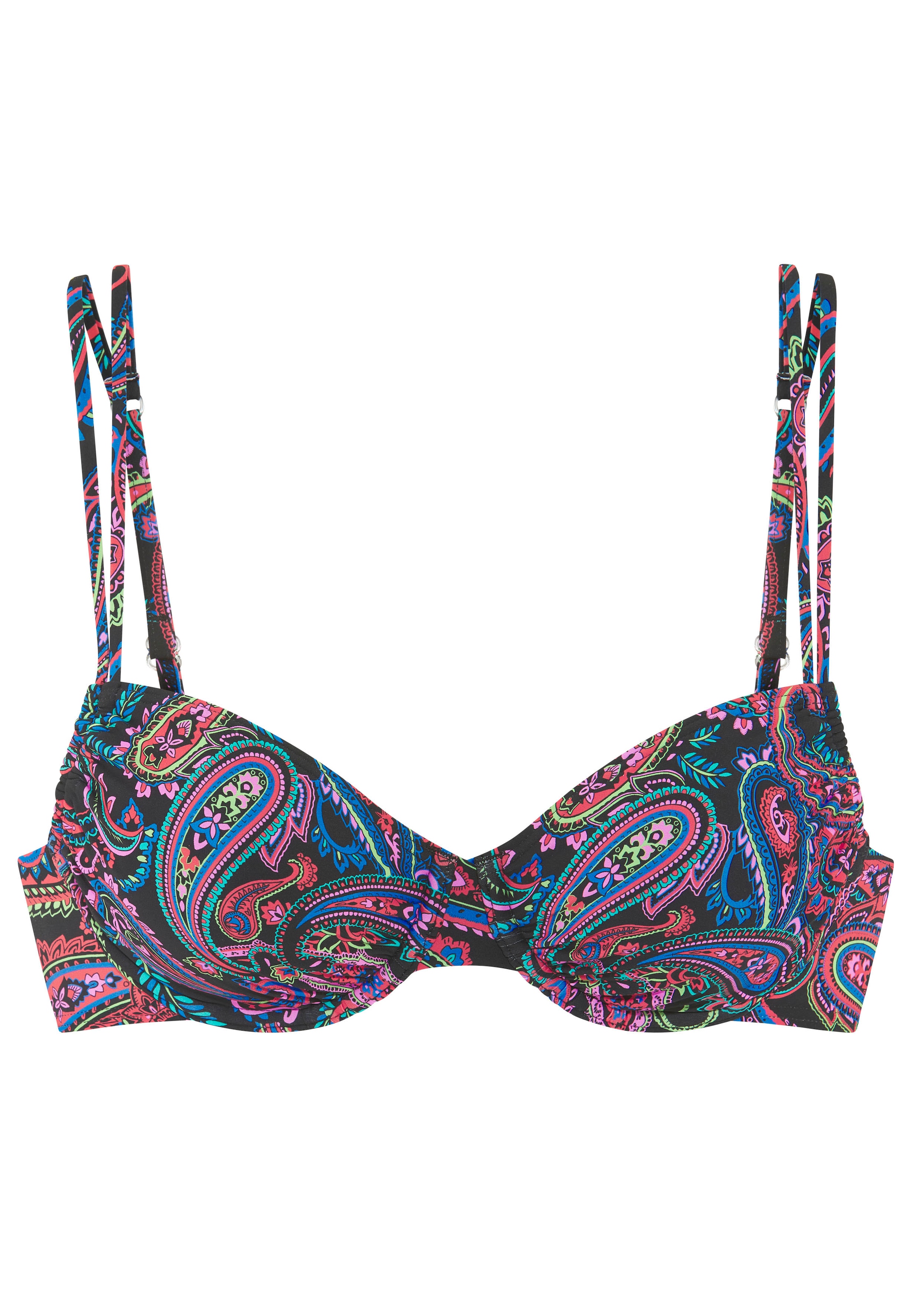 Venice Beach Bügel-Bikini-Top "Paislee", bedruckt, verstellbare Doppelträge günstig online kaufen