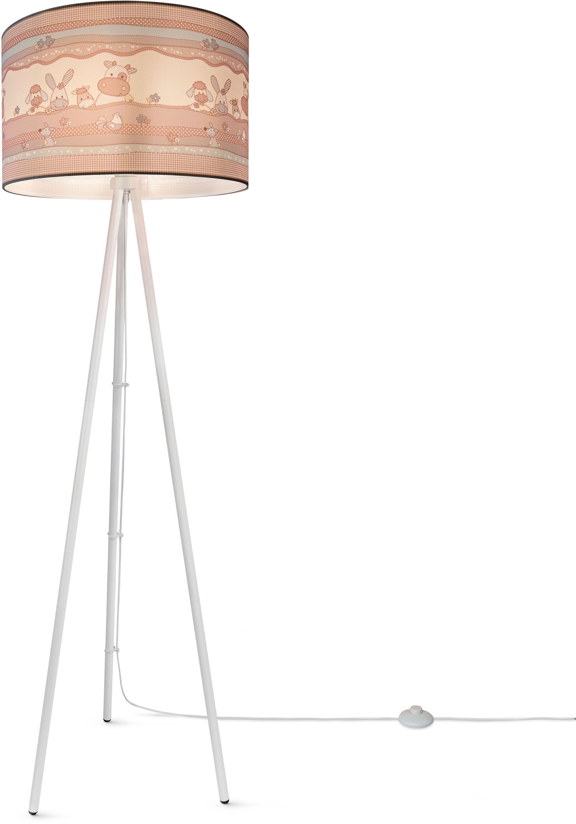 Paco Home Stehlampe »Trina E27 Tier-Motiv, verspielt, Stehlampe im Kinderlampe BAUR Kinderzimmer, | Sale Cosmo«, LED