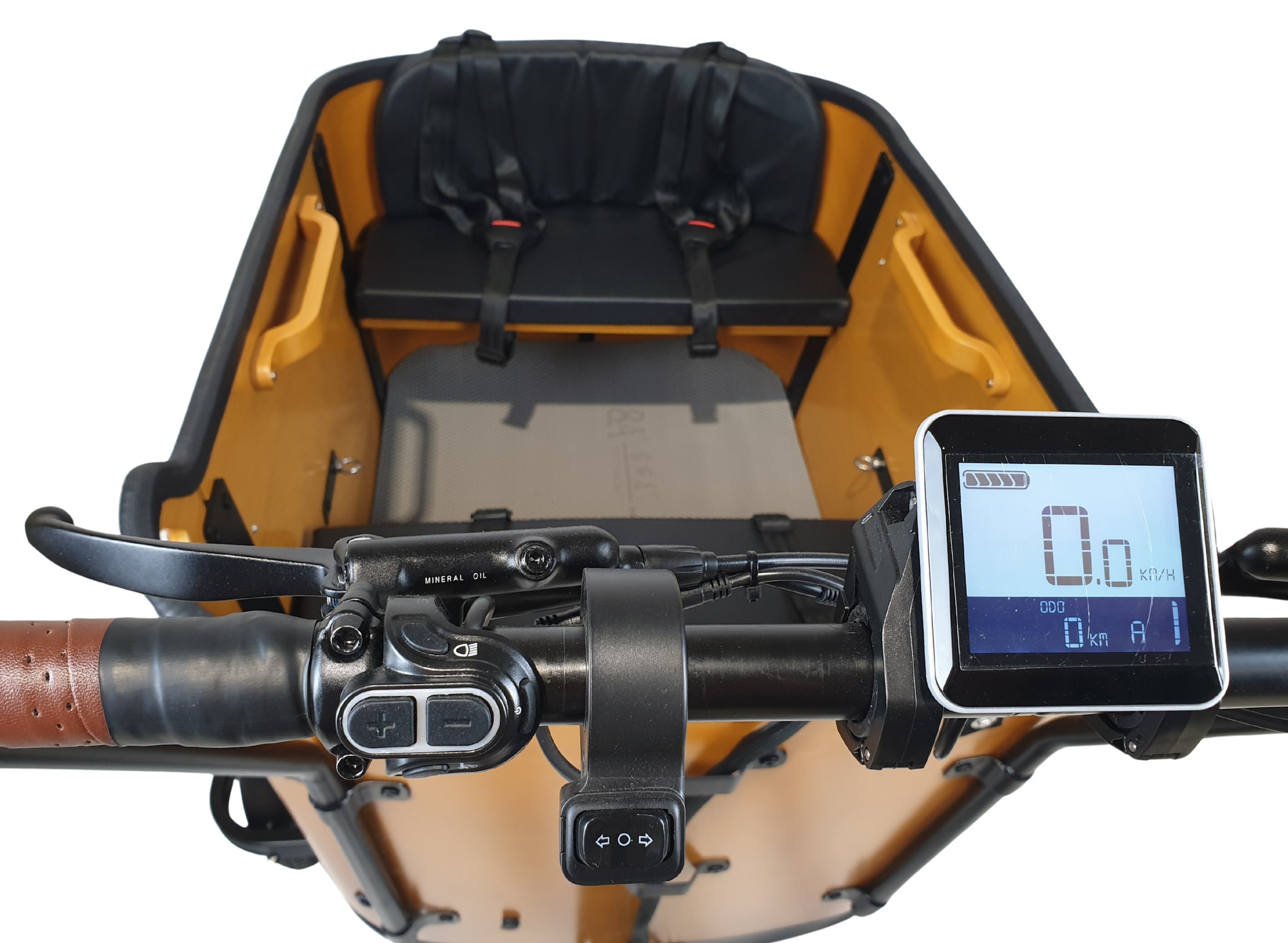 GreenStreet »Family-Cargo 672 Wh« 8 Gang Shimano Nexus Schaltwerk Nabenschaltung Mittelmotor 250 W Blinker