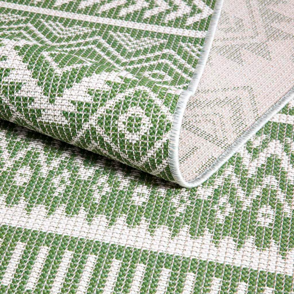 Carpet City Outdoorteppich »PALM3522« rund 5 mm Höhe Wetterfest & UV-beständig, für Balkon, Terrasse, Küche, flach gewebt