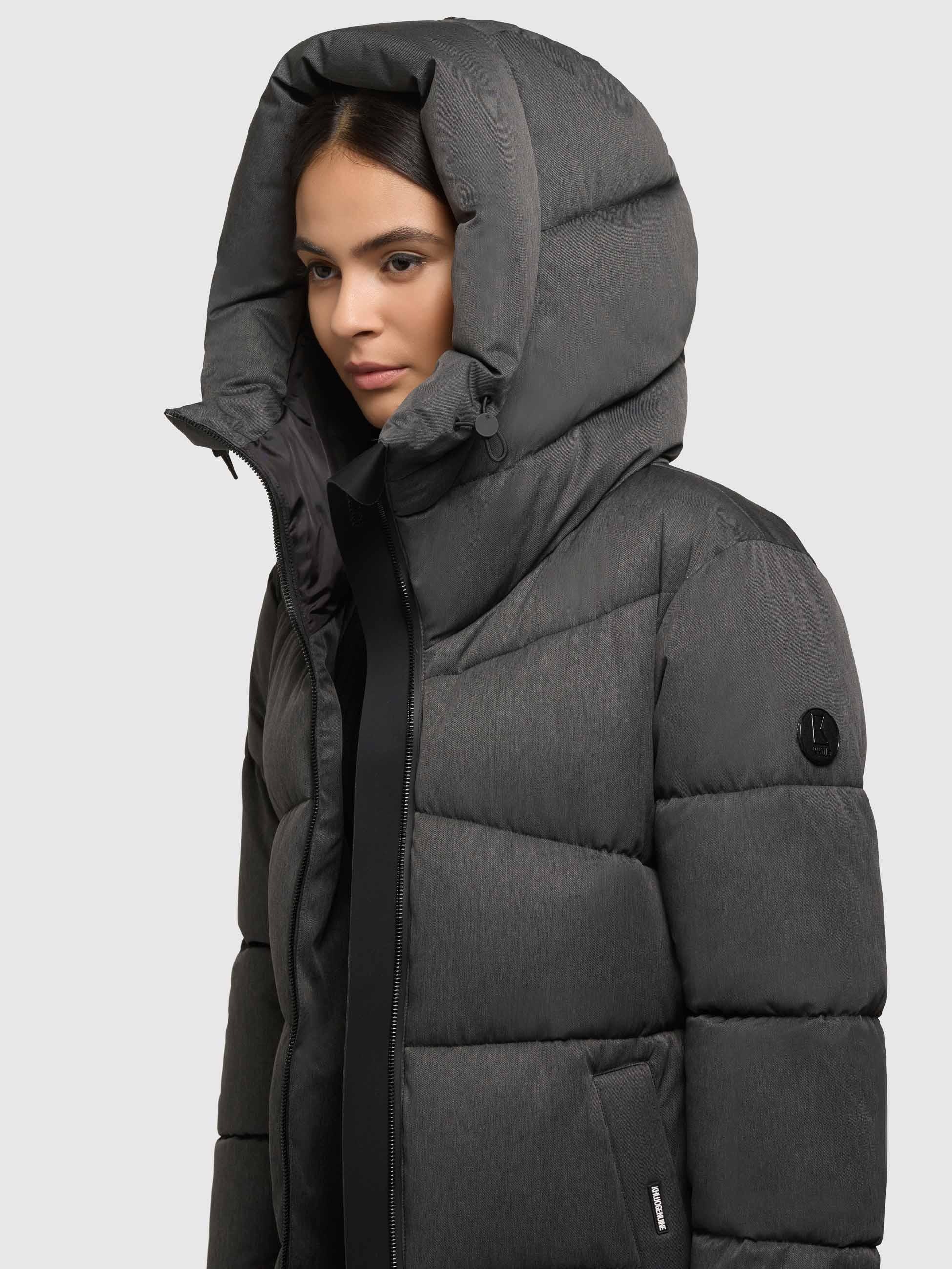 khujo Steppmantel »Lima« Langer Damen Mantel mit zahlreichen Features