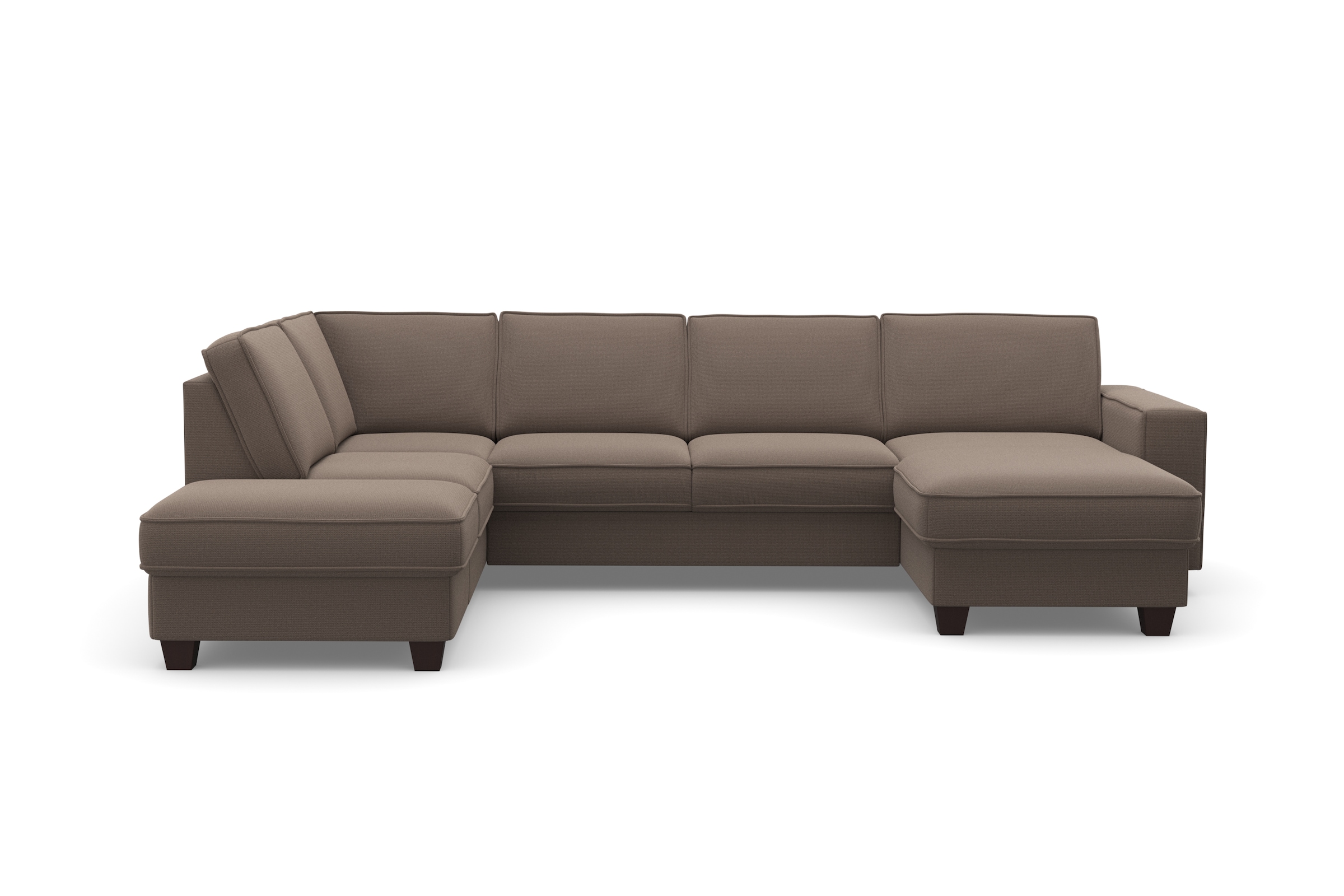 Home affaire Wohnlandschaft "County U-Form" wahlweise Ottomane links oder r günstig online kaufen