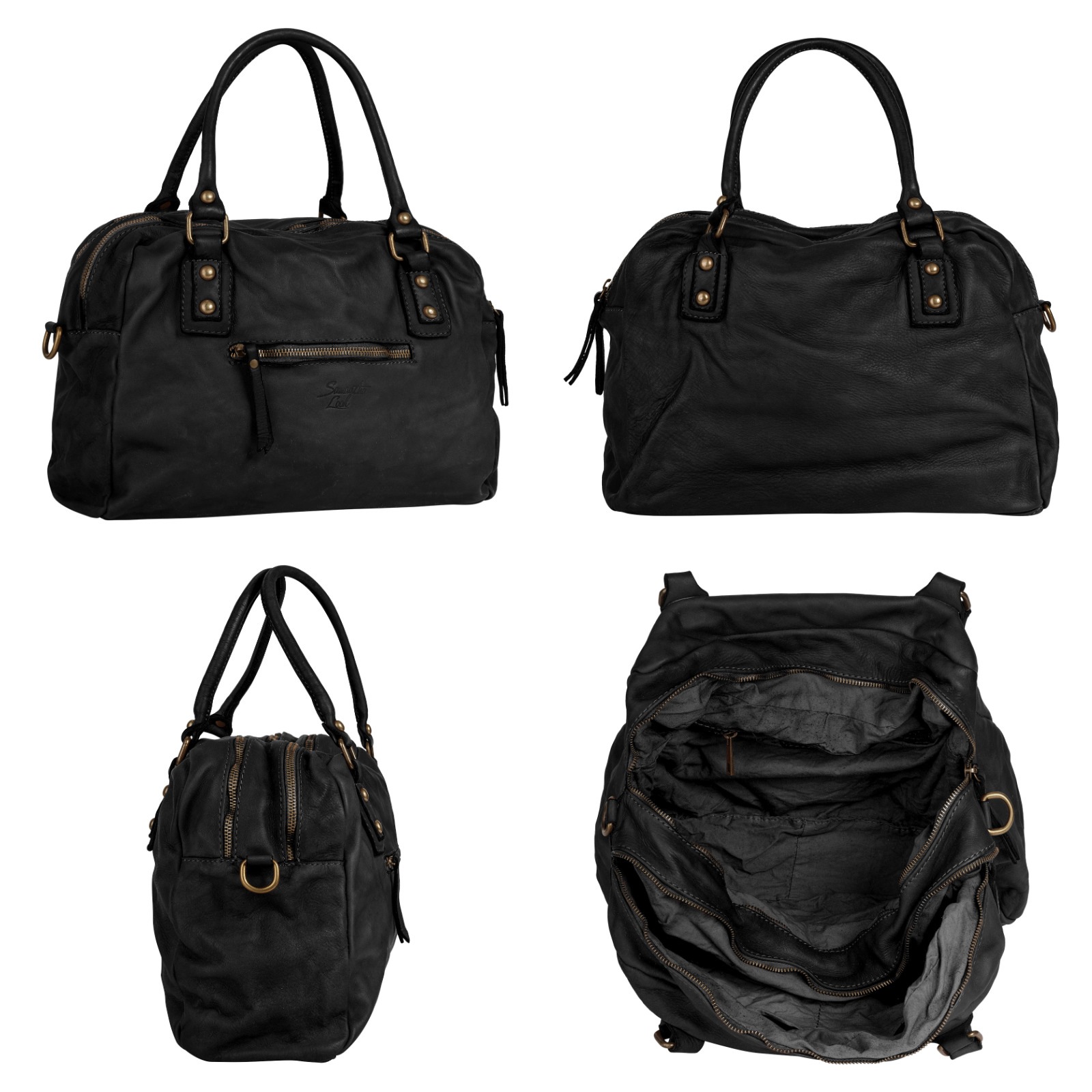 Samantha Look Shopper, echt Leder, Made in Italy